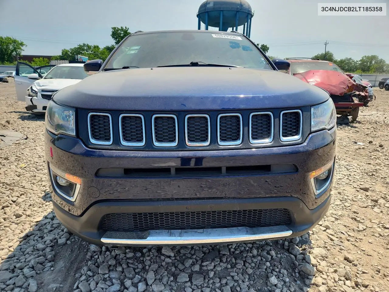 2020 Jeep Compass Limited VIN: 3C4NJDCB2LT185358 Lot: 60829556