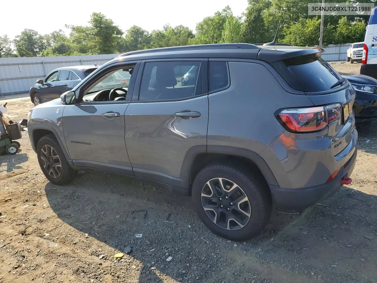 2020 Jeep Compass Trailhawk VIN: 3C4NJDDBXLT221988 Lot: 60842256