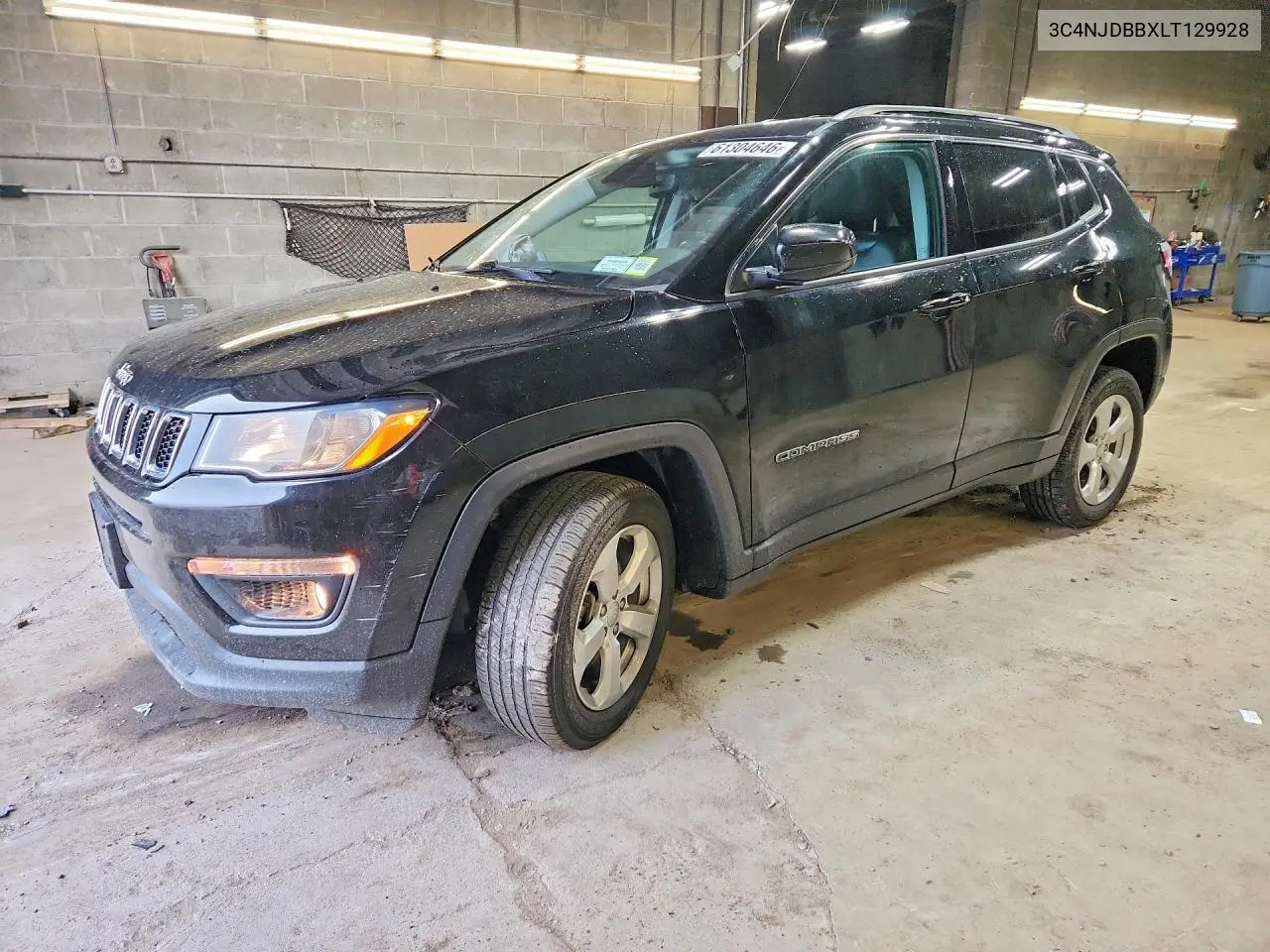 2020 Jeep Compass Latitude VIN: 3C4NJDBBXLT129928 Lot: 61304646