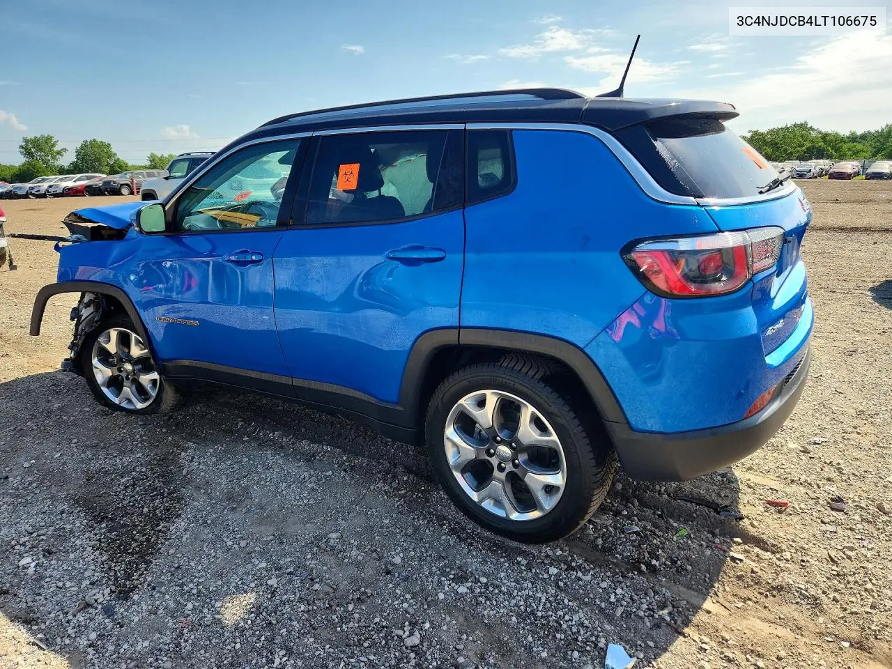 2020 Jeep Compass Limited VIN: 3C4NJDCB4LT106675 Lot: 61559226