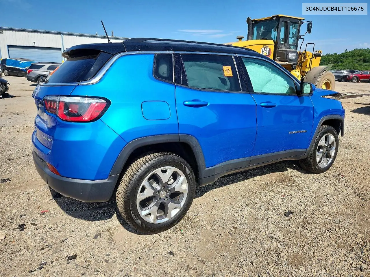 2020 Jeep Compass Limited VIN: 3C4NJDCB4LT106675 Lot: 61559226
