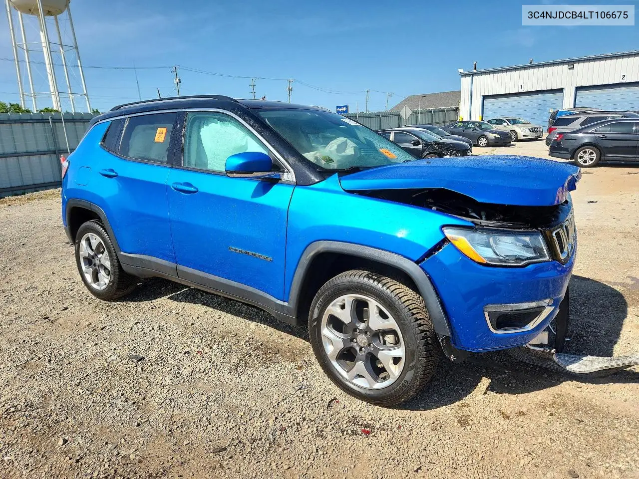 2020 Jeep Compass Limited VIN: 3C4NJDCB4LT106675 Lot: 61559226