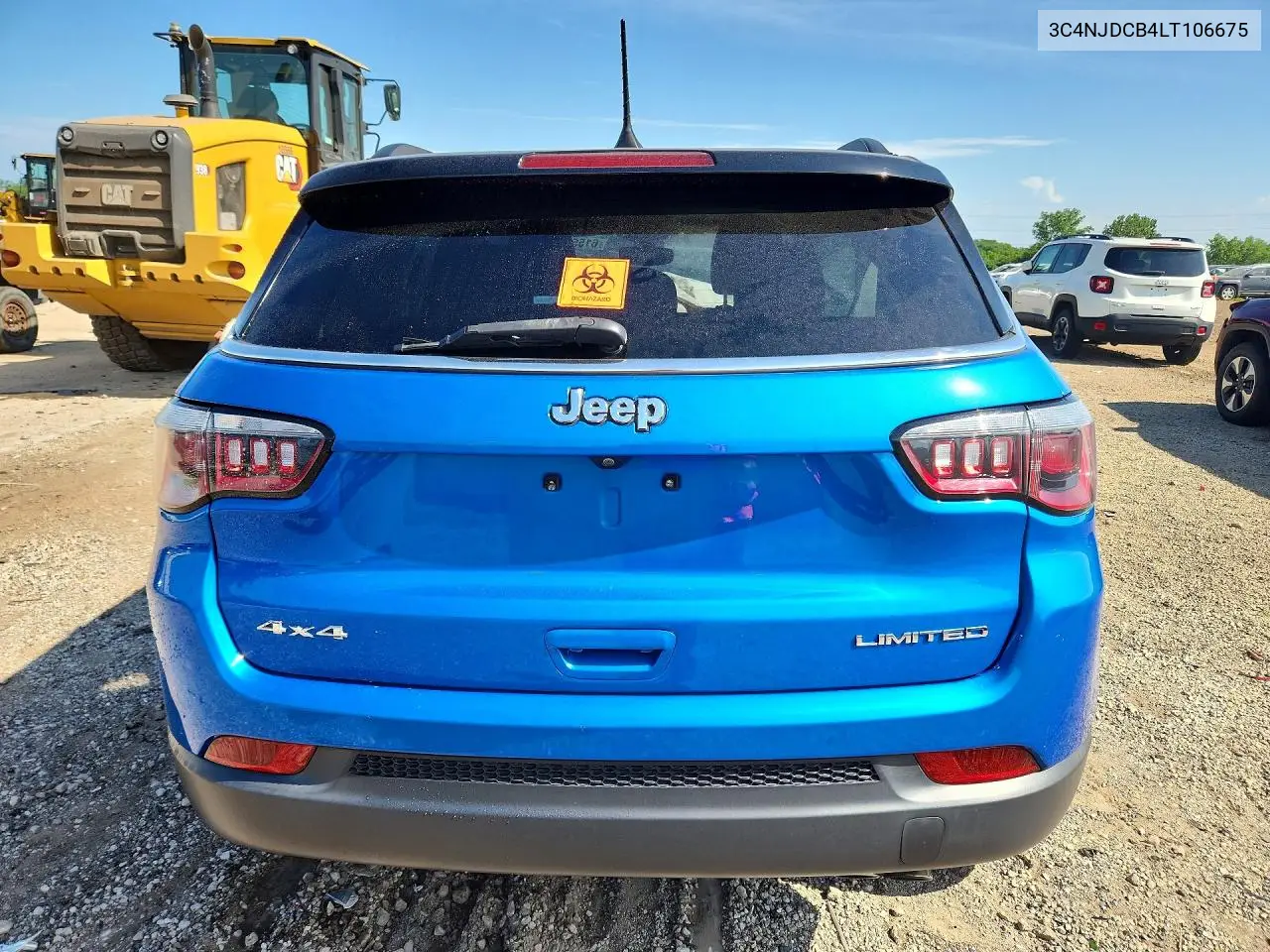 2020 Jeep Compass Limited VIN: 3C4NJDCB4LT106675 Lot: 61559226