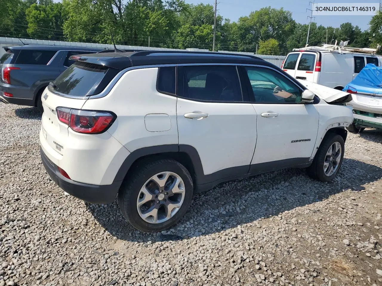 2020 Jeep Compass Limited VIN: 3C4NJDCB6LT146319 Lot: 61666946