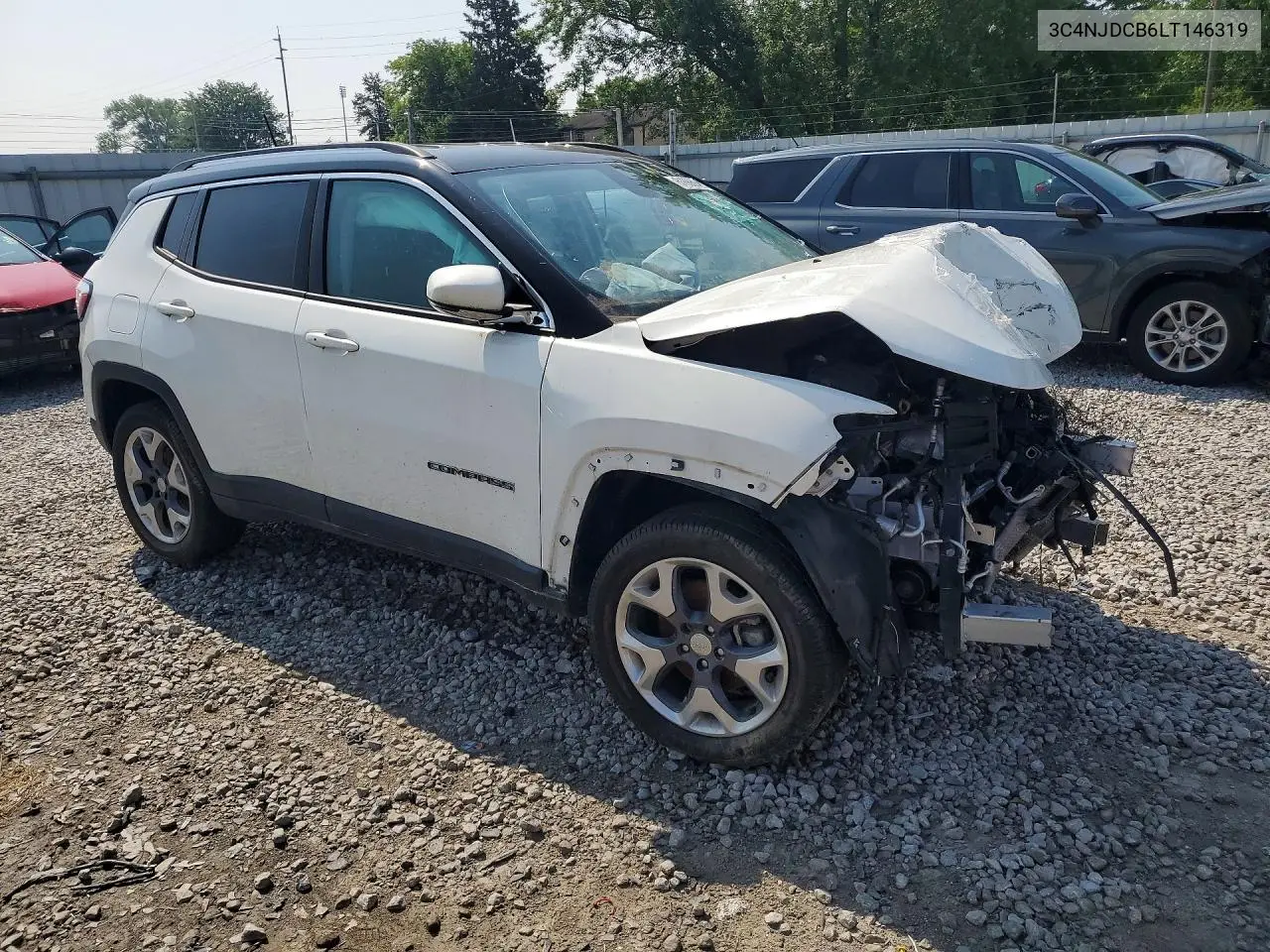 2020 Jeep Compass Limited VIN: 3C4NJDCB6LT146319 Lot: 61666946
