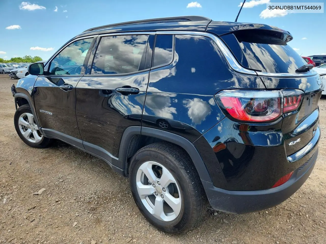 2021 Jeep Compass Latitude VIN: 3C4NJDBB1MT544069 Lot: 57249876