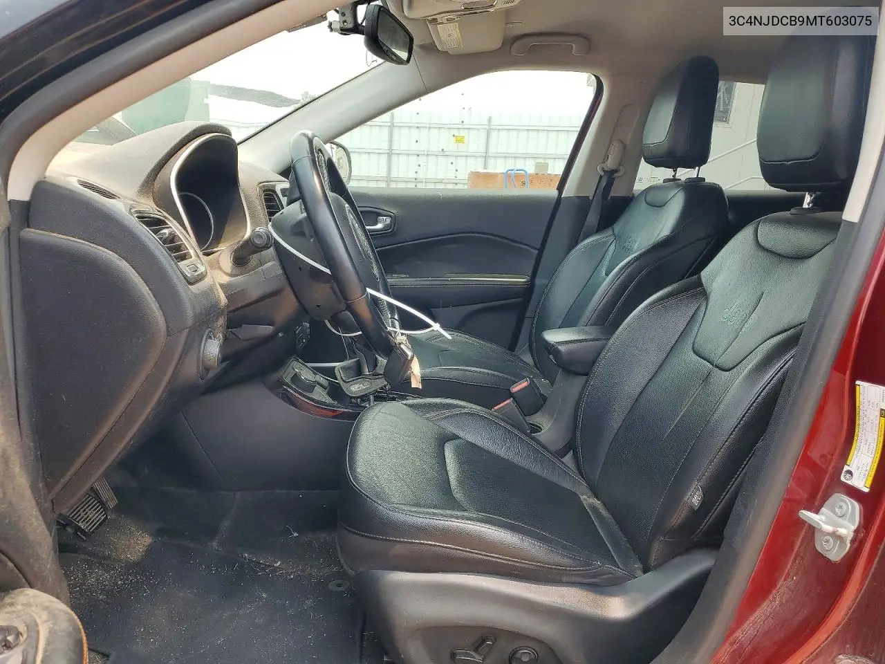2021 Jeep Compass Limited VIN: 3C4NJDCB9MT603075 Lot: 58546206