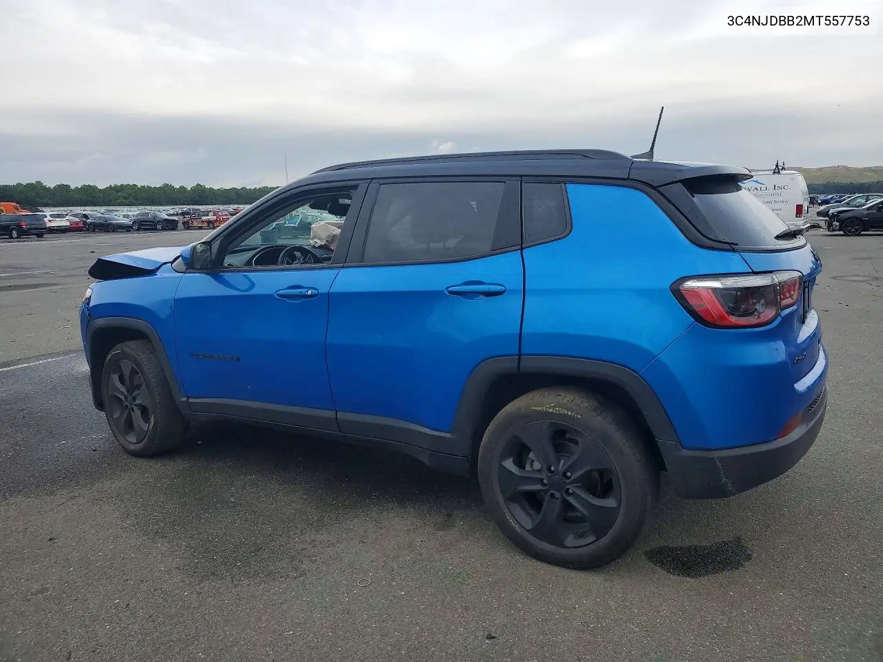 2021 Jeep Compass Latitude VIN: 3C4NJDBB2MT557753 Lot: 58644336