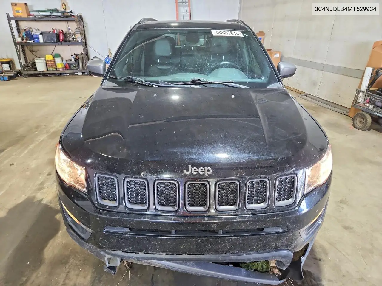 2021 Jeep Compass 80Th Edition VIN: 3C4NJDEB4MT529934 Lot: 60657616