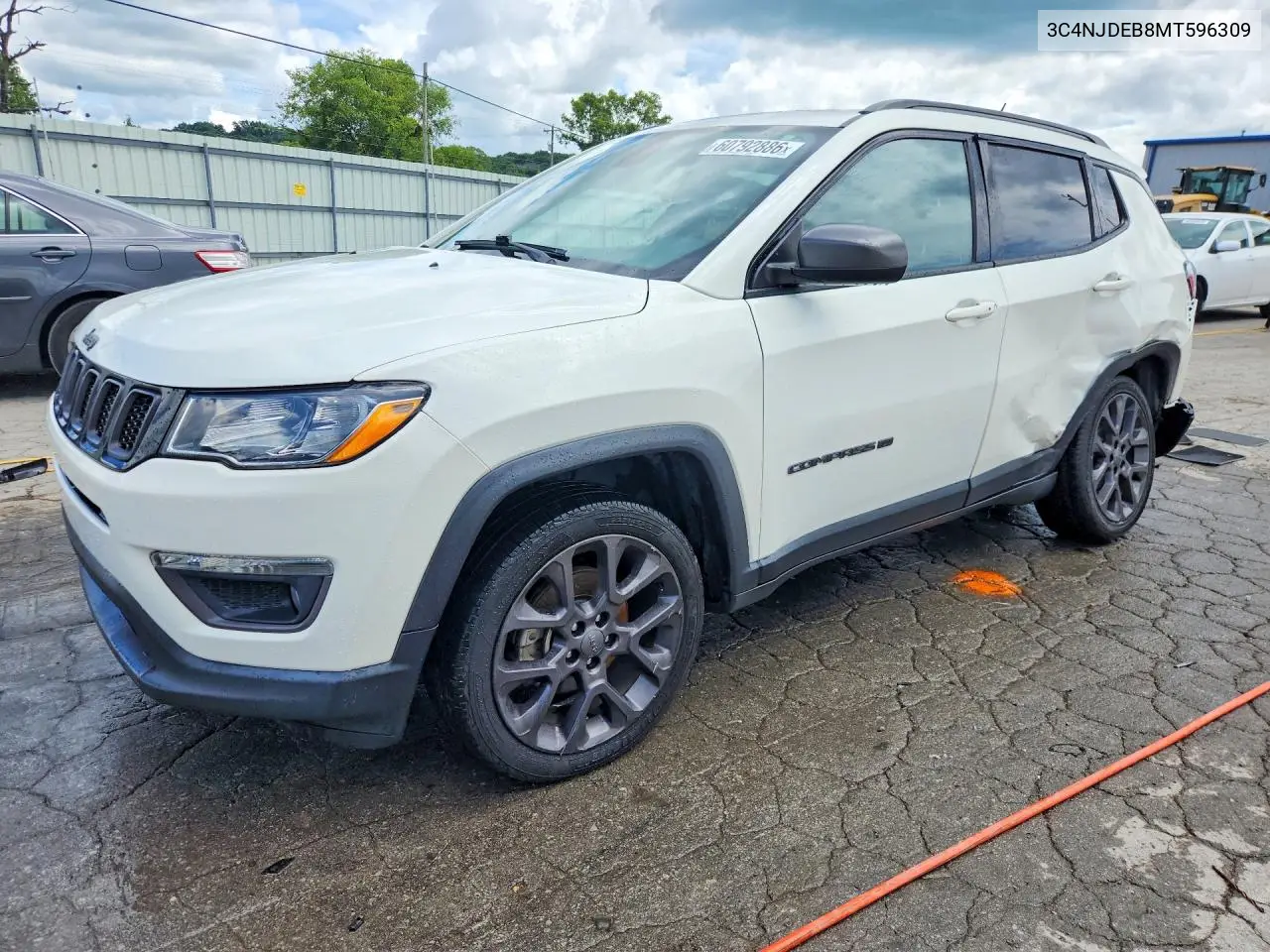 2021 Jeep Compass 80Th Edition VIN: 3C4NJDEB8MT596309 Lot: 60792886
