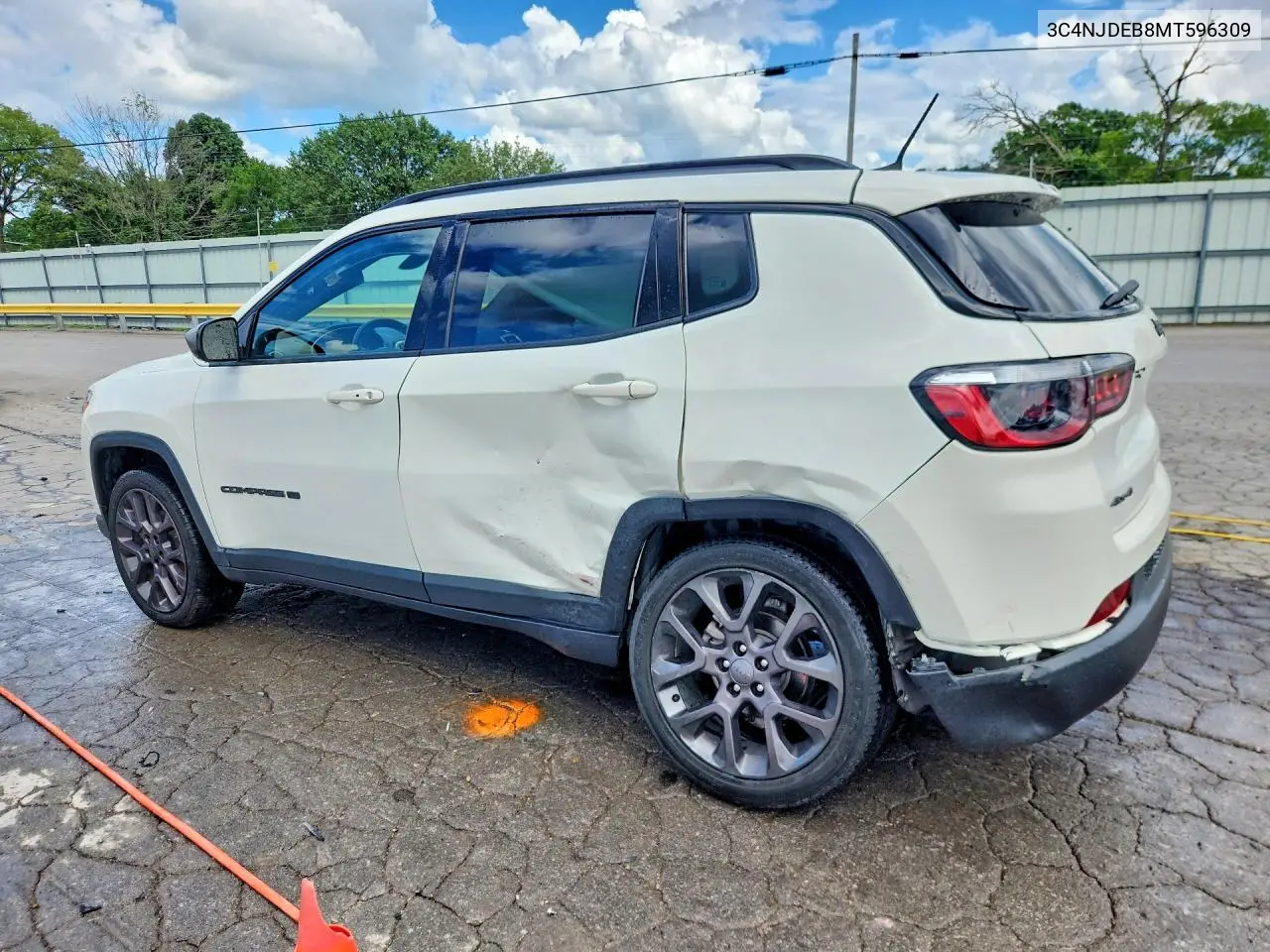 2021 Jeep Compass 80Th Edition VIN: 3C4NJDEB8MT596309 Lot: 60792886