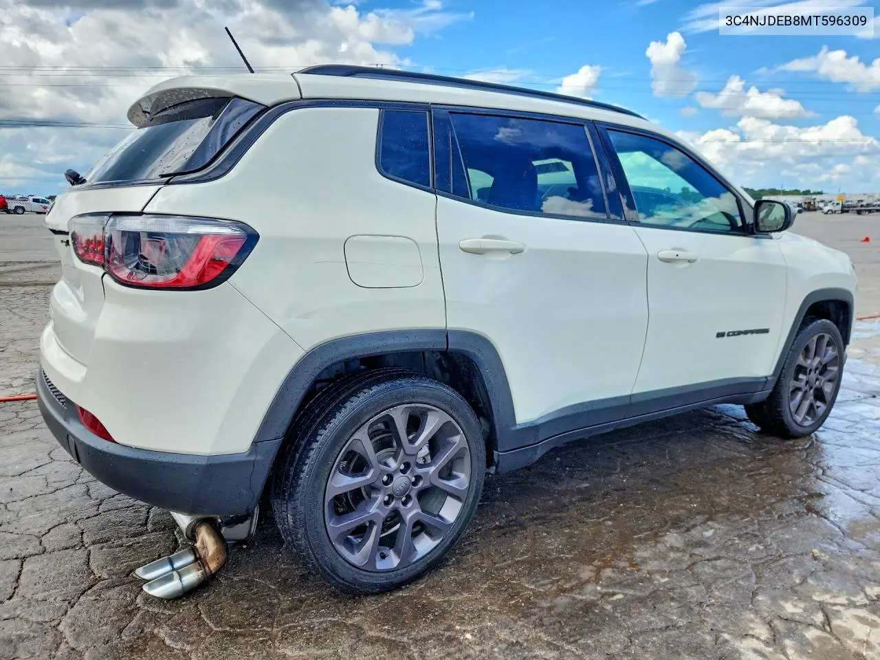 2021 Jeep Compass 80Th Edition VIN: 3C4NJDEB8MT596309 Lot: 60792886