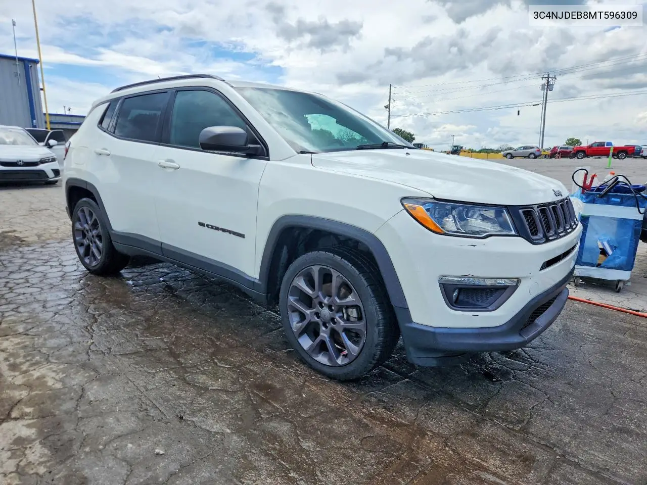 2021 Jeep Compass 80Th Edition VIN: 3C4NJDEB8MT596309 Lot: 60792886