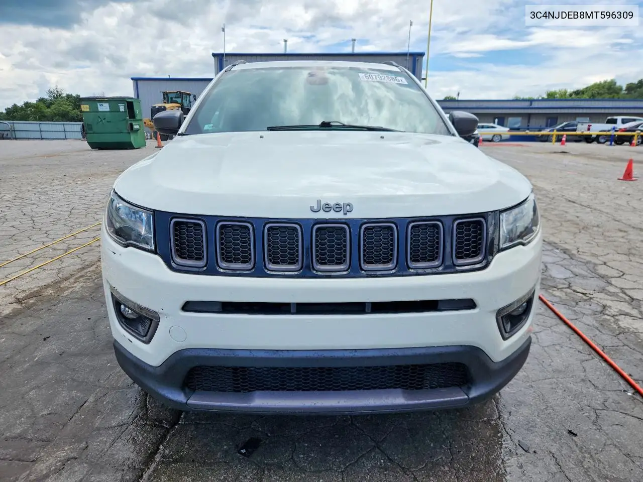 2021 Jeep Compass 80Th Edition VIN: 3C4NJDEB8MT596309 Lot: 60792886