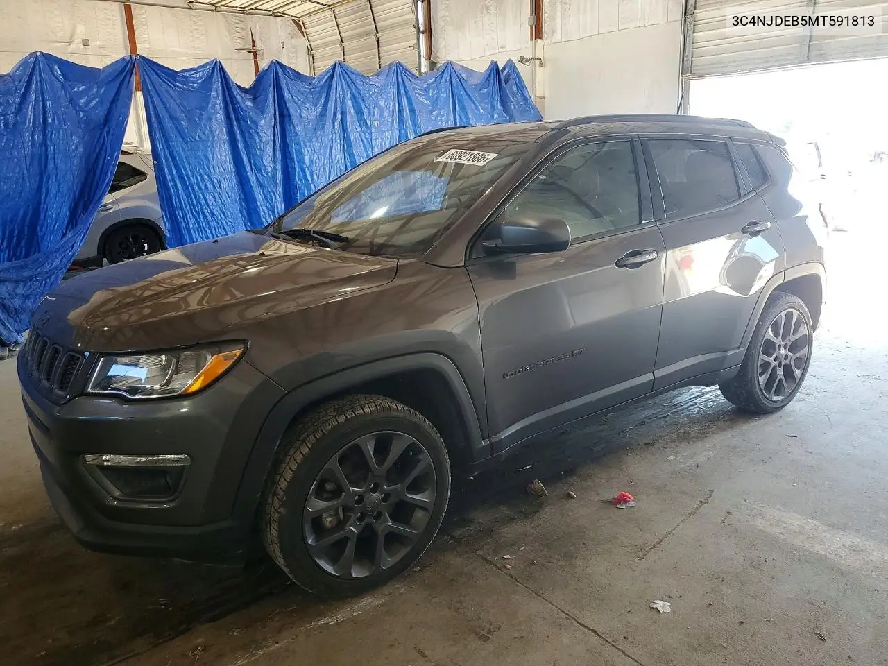 2021 Jeep Compass 80Th Edition VIN: 3C4NJDEB5MT591813 Lot: 60921886