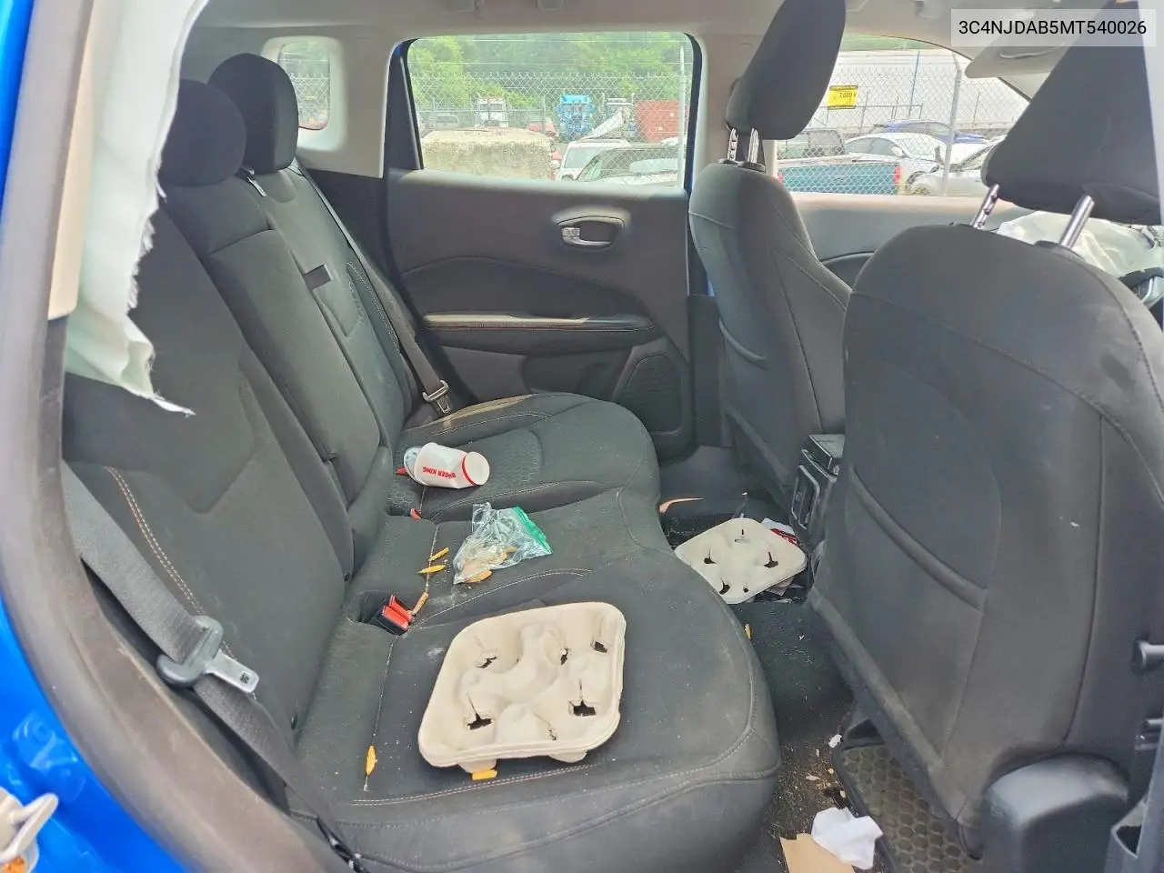 2021 Jeep Compass Sport VIN: 3C4NJDAB5MT540026 Lot: 61131846