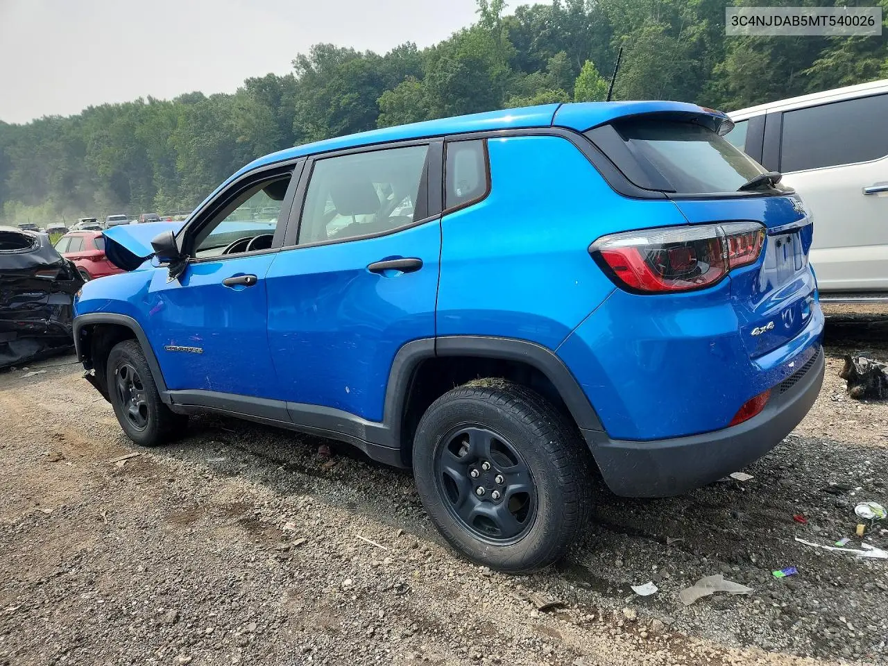 2021 Jeep Compass Sport VIN: 3C4NJDAB5MT540026 Lot: 61131846