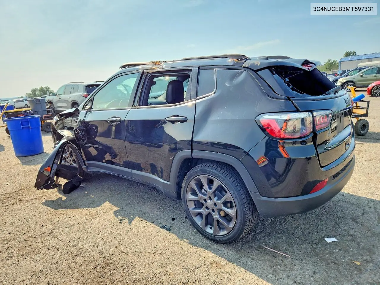 2021 Jeep Compass 80Th Edition VIN: 3C4NJCEB3MT597331 Lot: 61197366