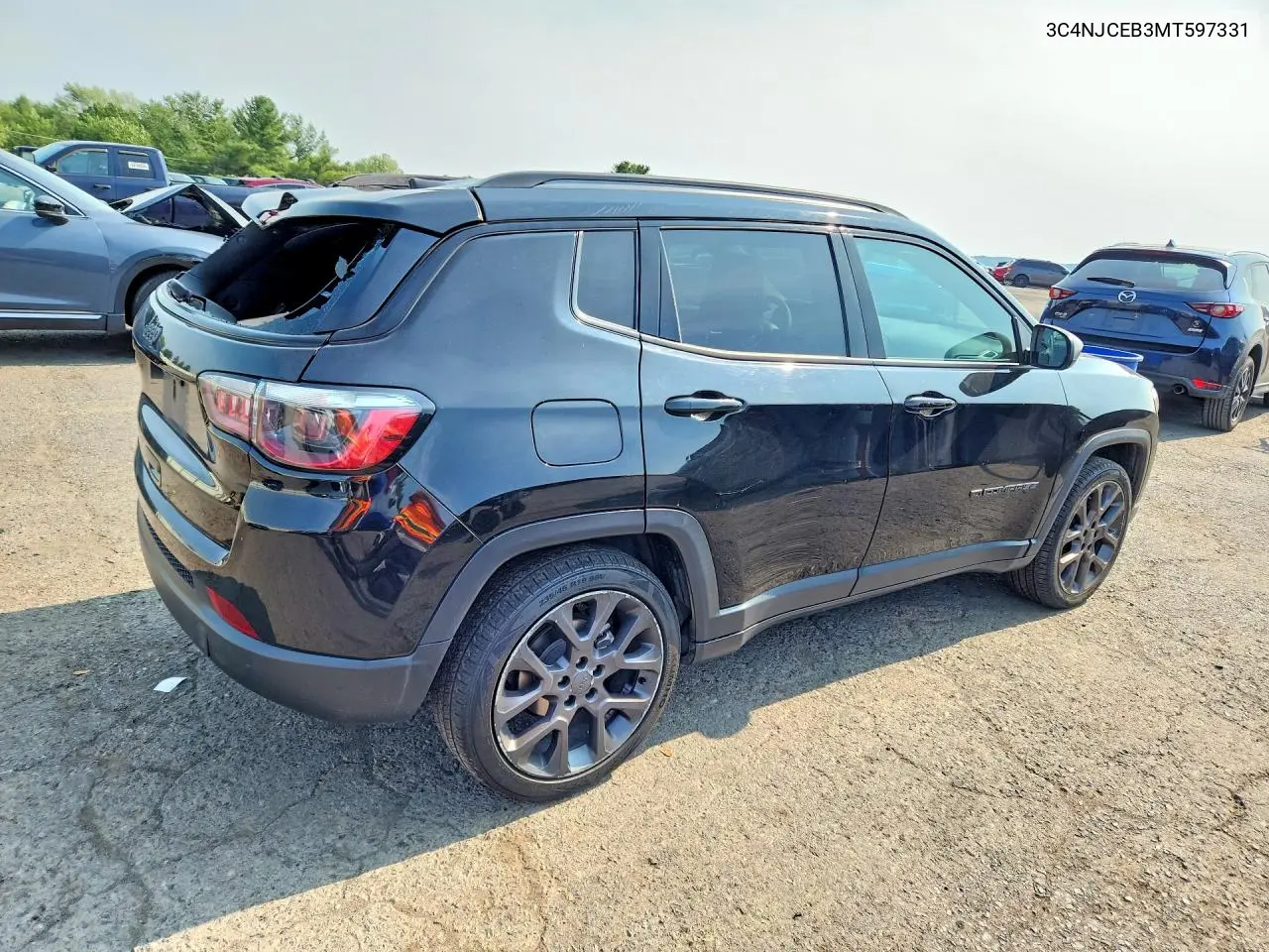 2021 Jeep Compass 80Th Edition VIN: 3C4NJCEB3MT597331 Lot: 61197366