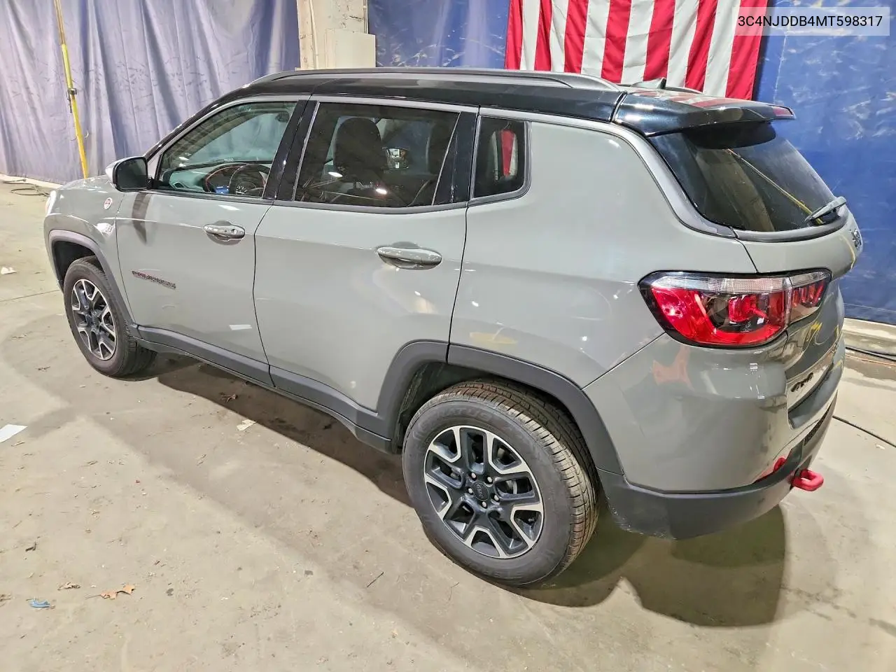 2021 Jeep Compass Trailhawk VIN: 3C4NJDDB4MT598317 Lot: 61426176