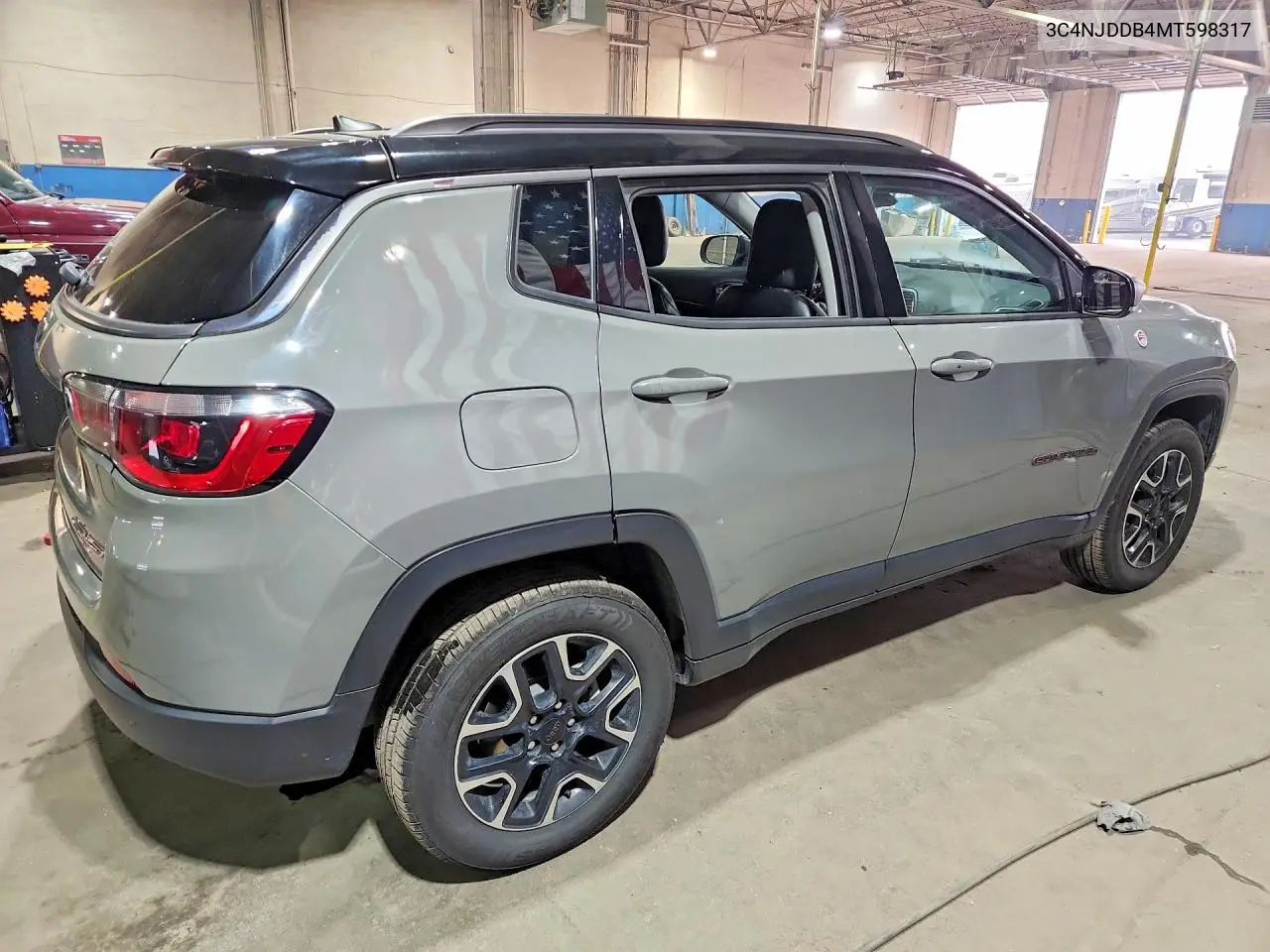 2021 Jeep Compass Trailhawk VIN: 3C4NJDDB4MT598317 Lot: 61426176