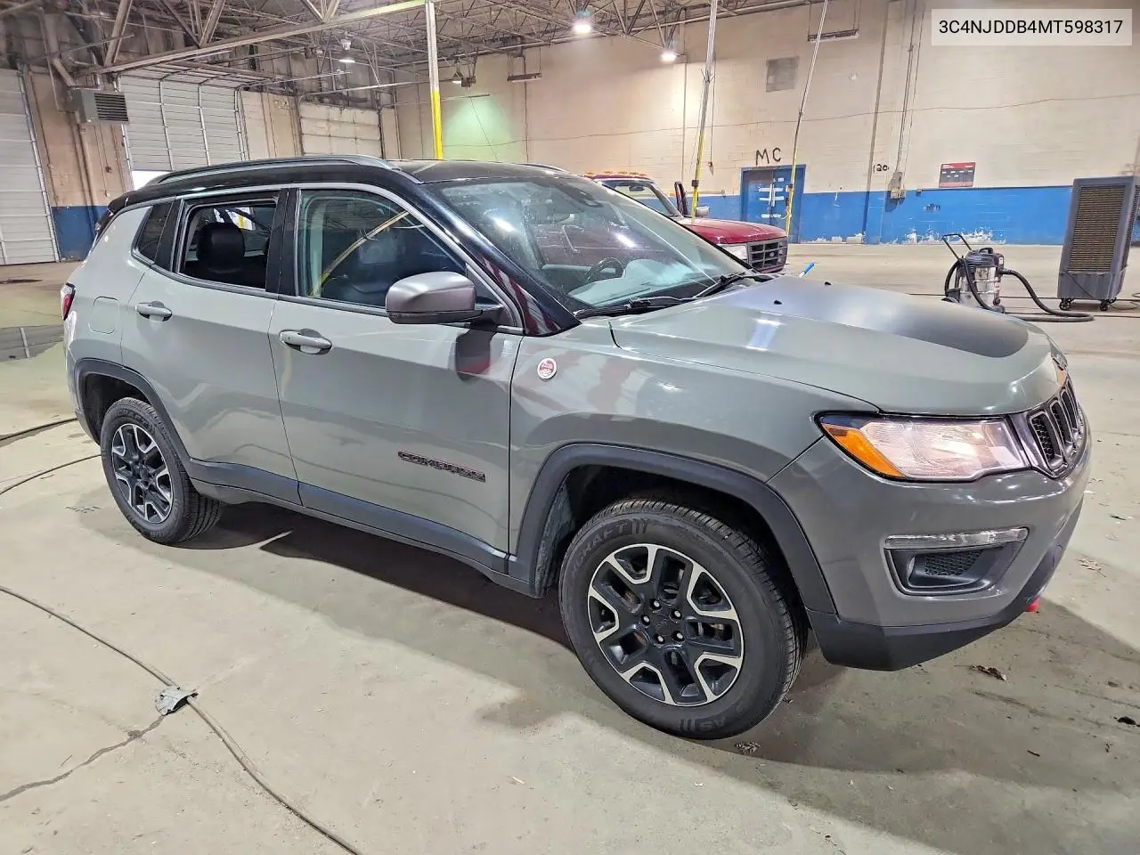 2021 Jeep Compass Trailhawk VIN: 3C4NJDDB4MT598317 Lot: 61426176