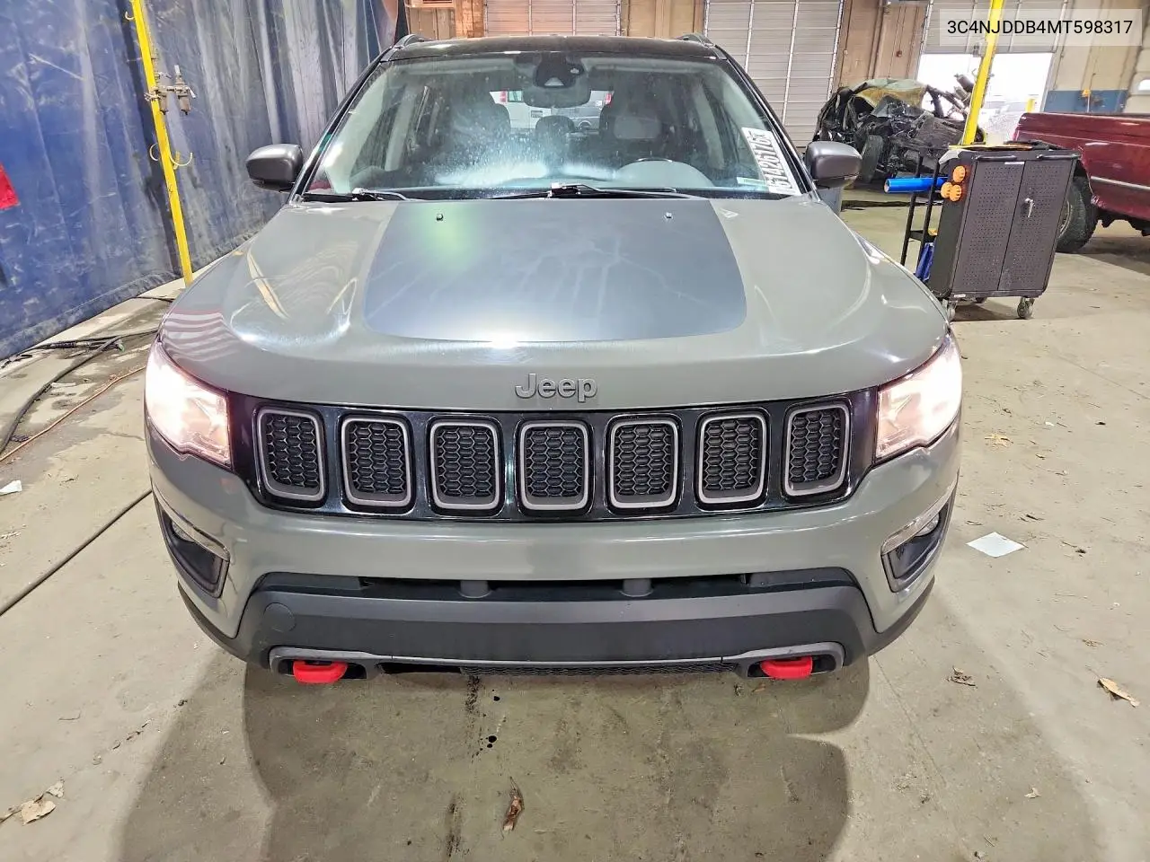 2021 Jeep Compass Trailhawk VIN: 3C4NJDDB4MT598317 Lot: 61426176