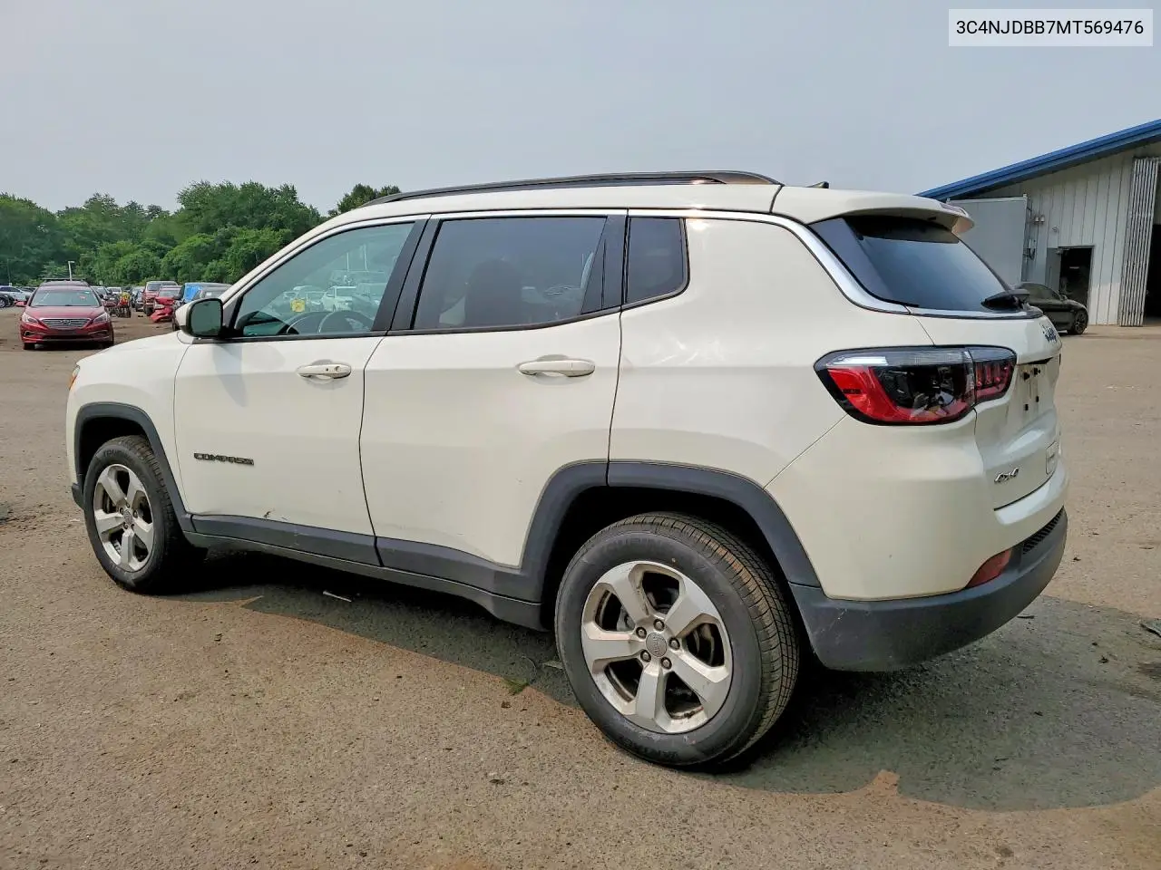 2021 Jeep Compass Latitude VIN: 3C4NJDBB7MT569476 Lot: 61468686