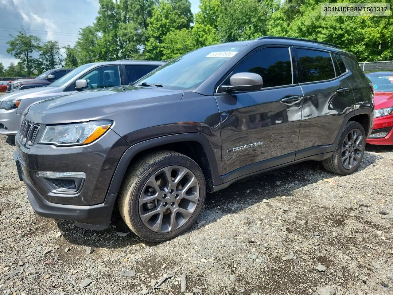 2021 Jeep Compass 80Th Edition VIN: 3C4NJDEB8MT561317 Lot: 61987686