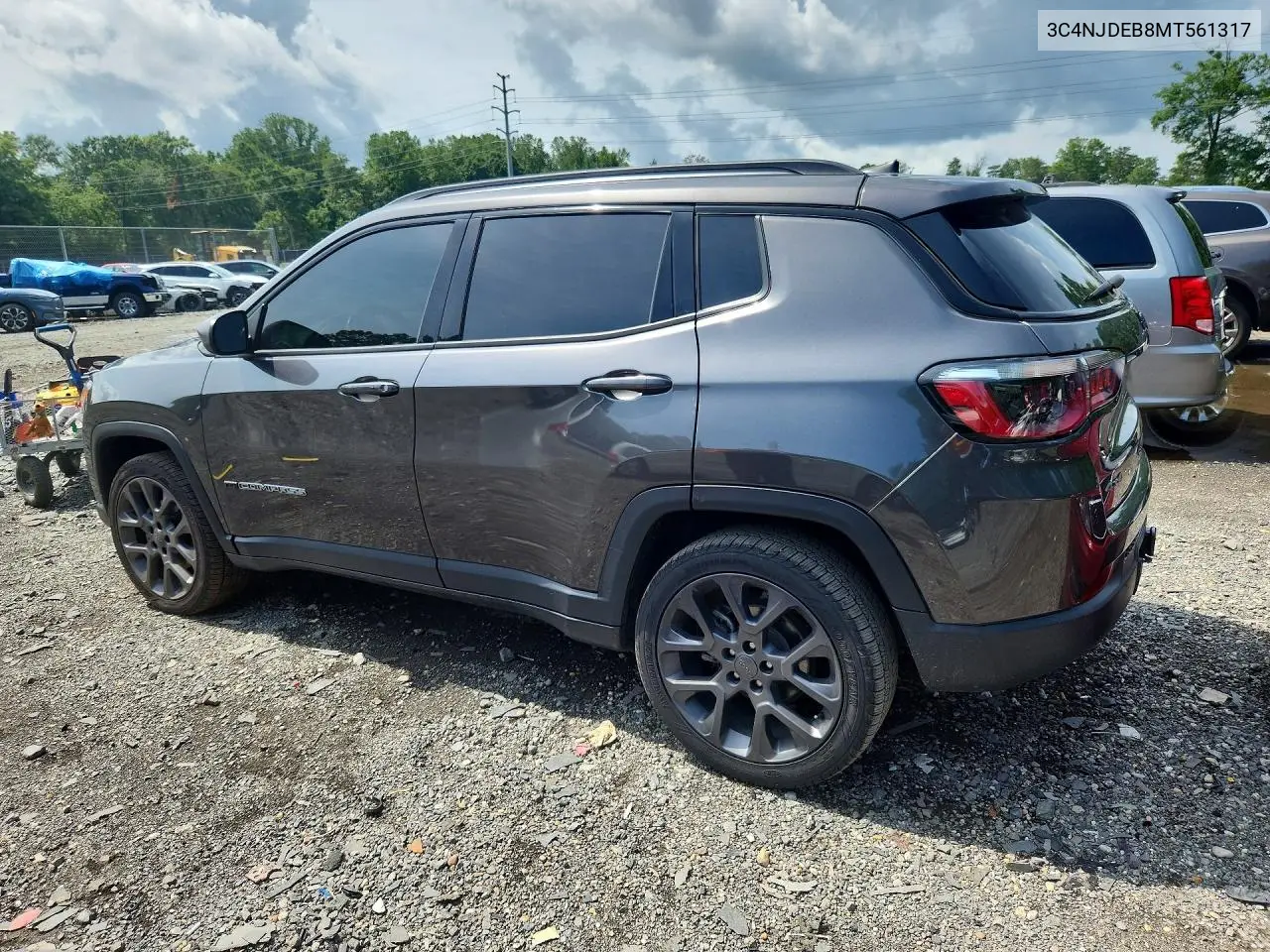 2021 Jeep Compass 80Th Edition VIN: 3C4NJDEB8MT561317 Lot: 61987686