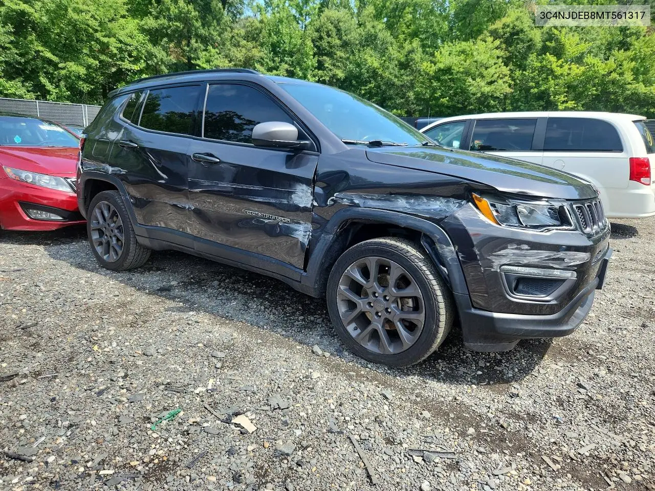 2021 Jeep Compass 80Th Edition VIN: 3C4NJDEB8MT561317 Lot: 61987686