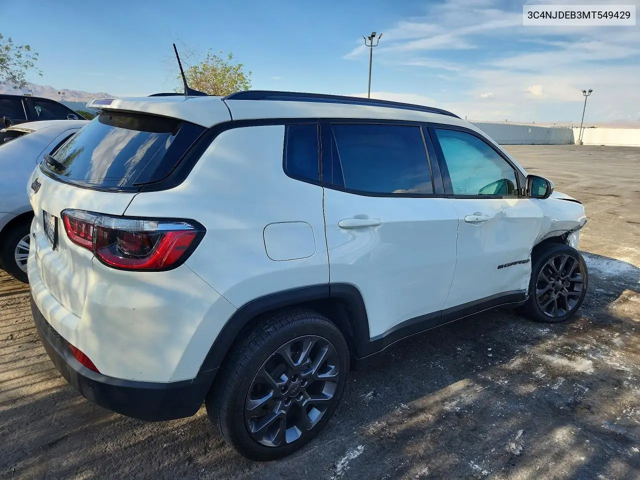 2021 Jeep Compass 80Th Edition VIN: 3C4NJDEB3MT549429 Lot: 62008406