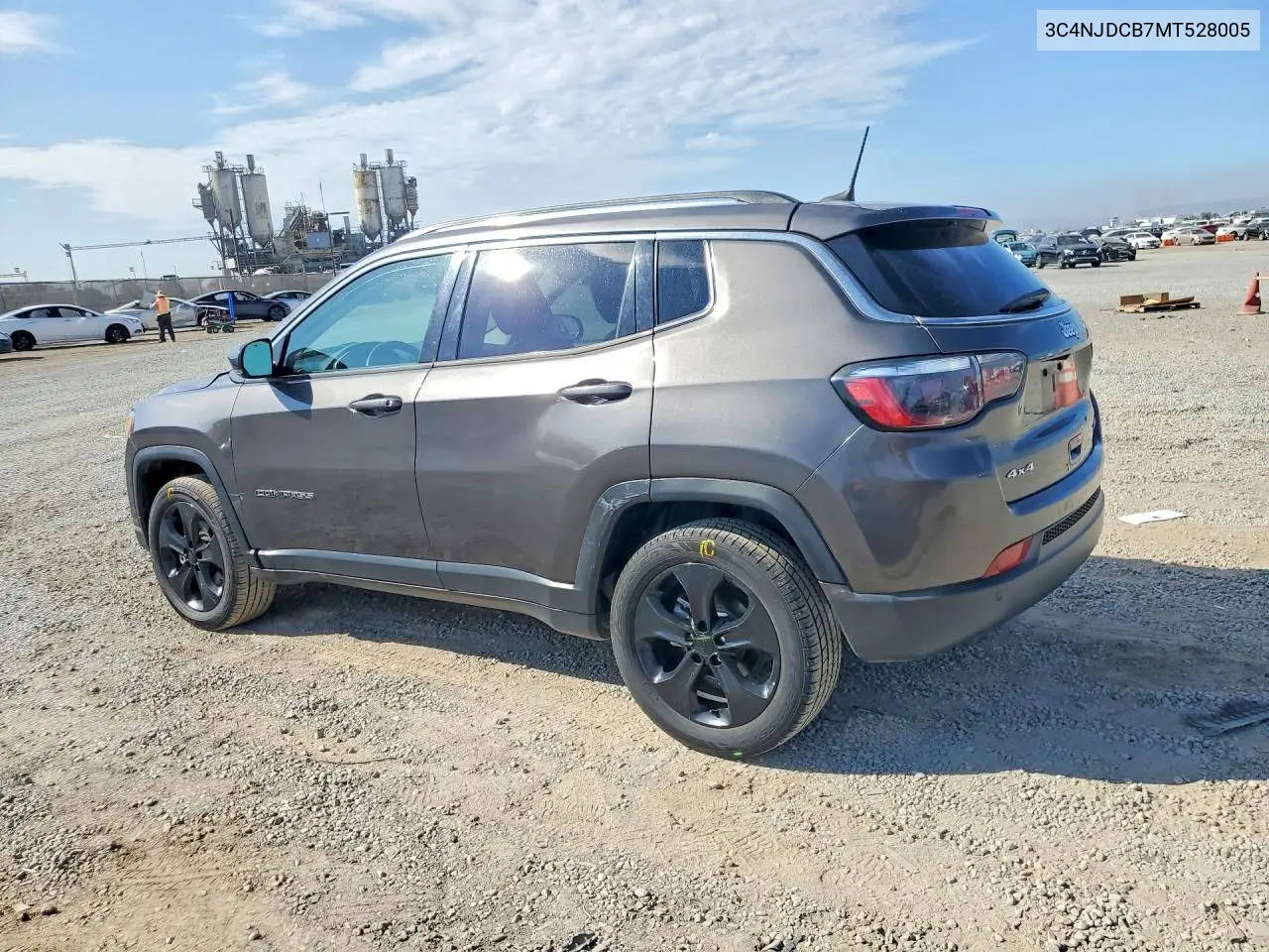 2021 Jeep Compass Limited VIN: 3C4NJDCB7MT528005 Lot: 62127506