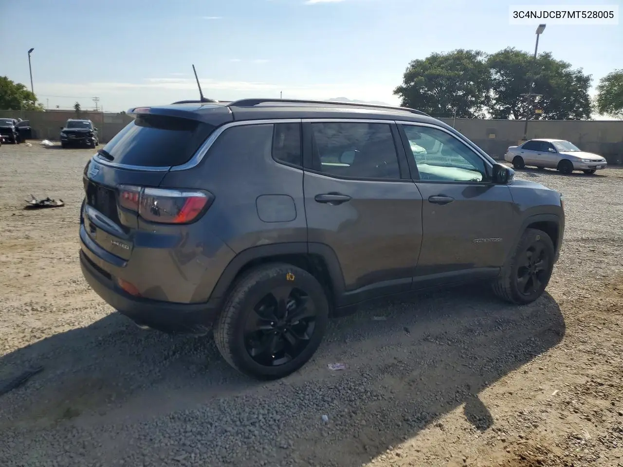 2021 Jeep Compass Limited VIN: 3C4NJDCB7MT528005 Lot: 62127506