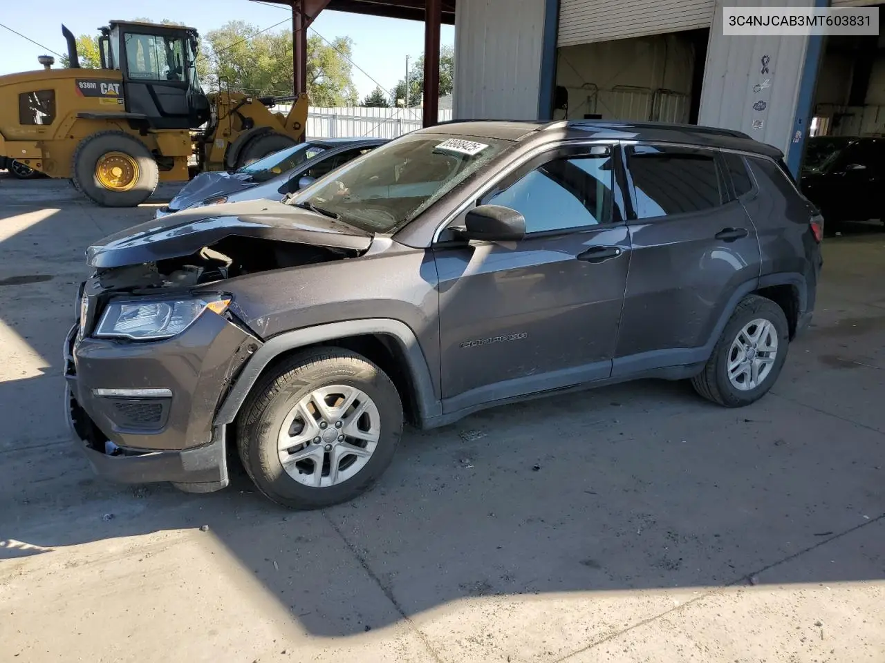 3C4NJCAB3MT603831 2021 Jeep Compass Sport