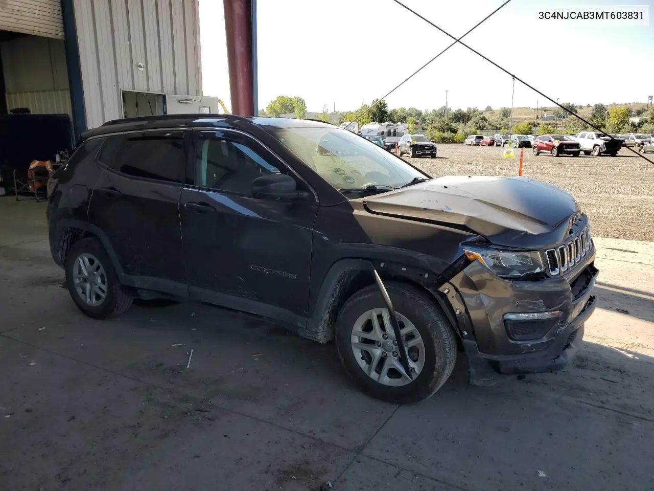 3C4NJCAB3MT603831 2021 Jeep Compass Sport