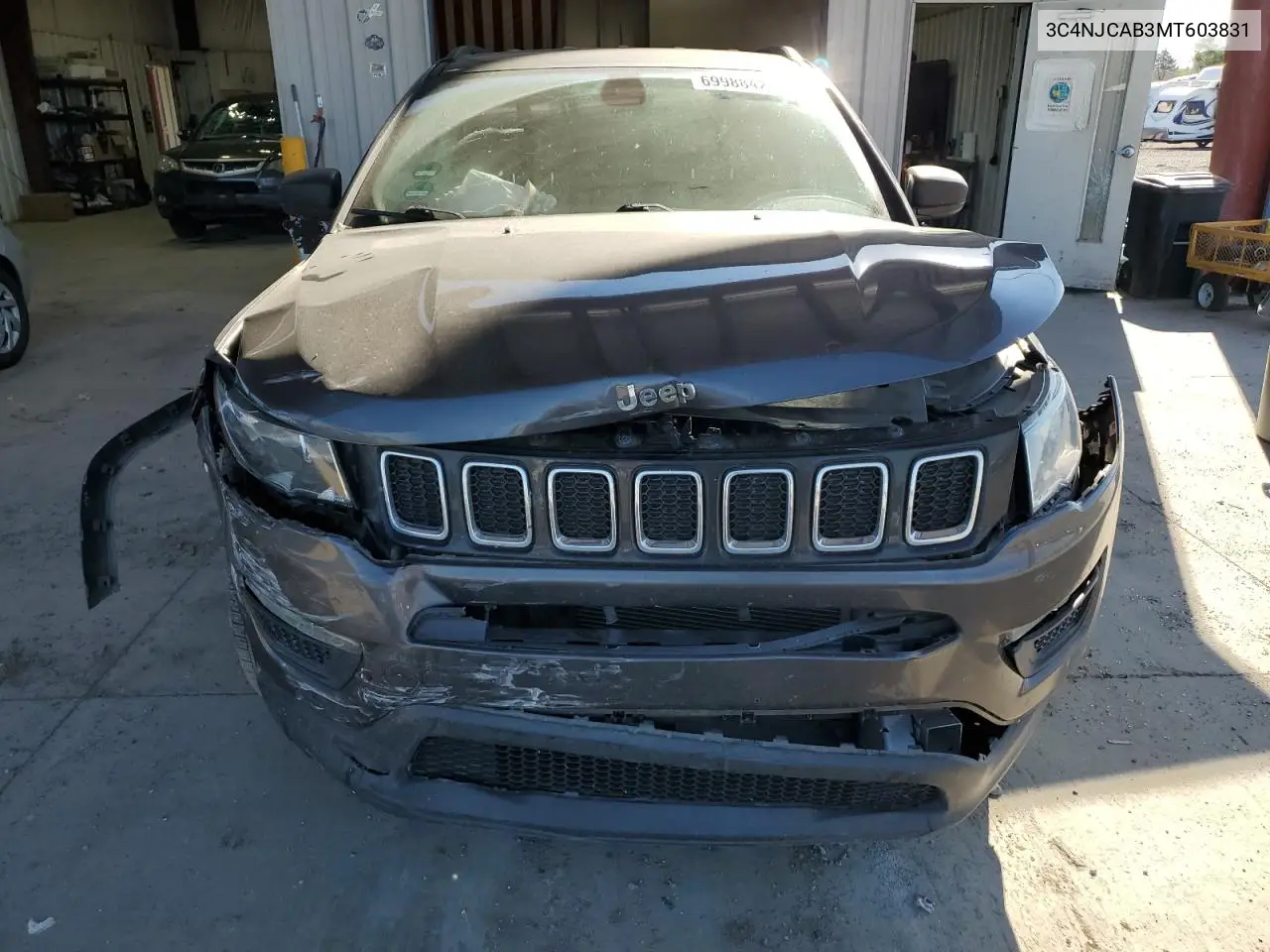 3C4NJCAB3MT603831 2021 Jeep Compass Sport