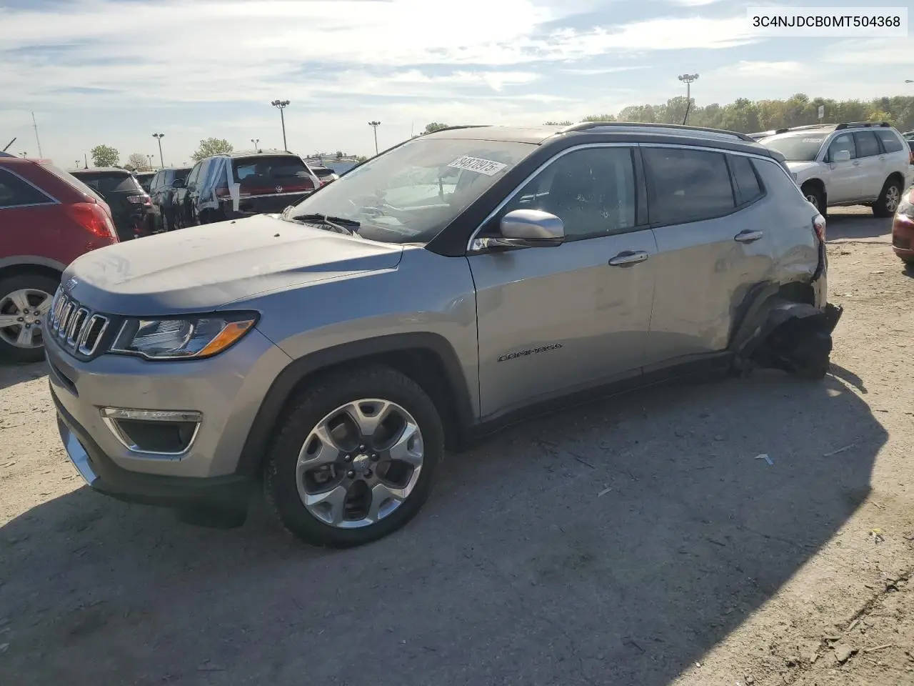 3C4NJDCB0MT504368 2021 Jeep Compass Limited