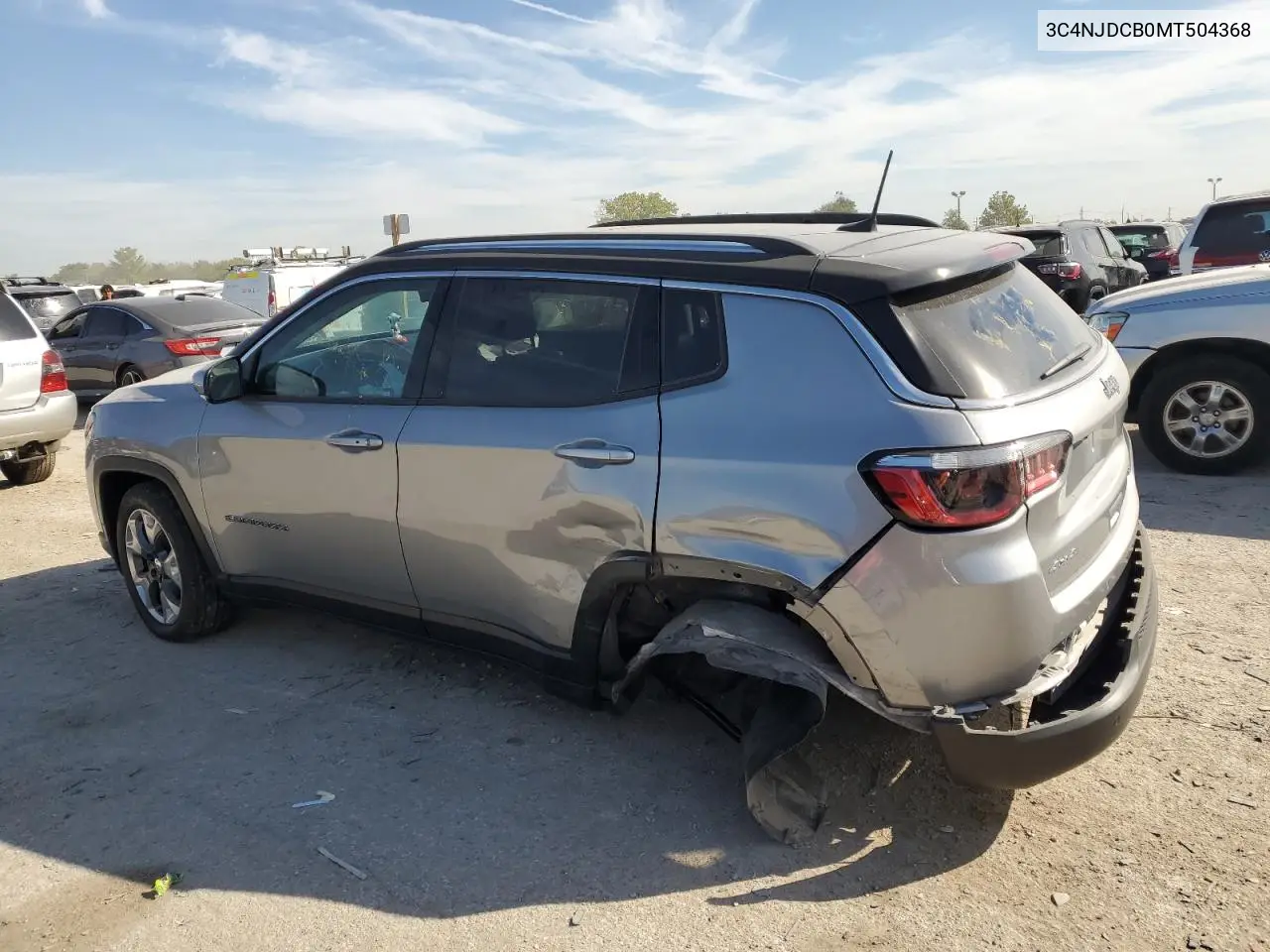 3C4NJDCB0MT504368 2021 Jeep Compass Limited