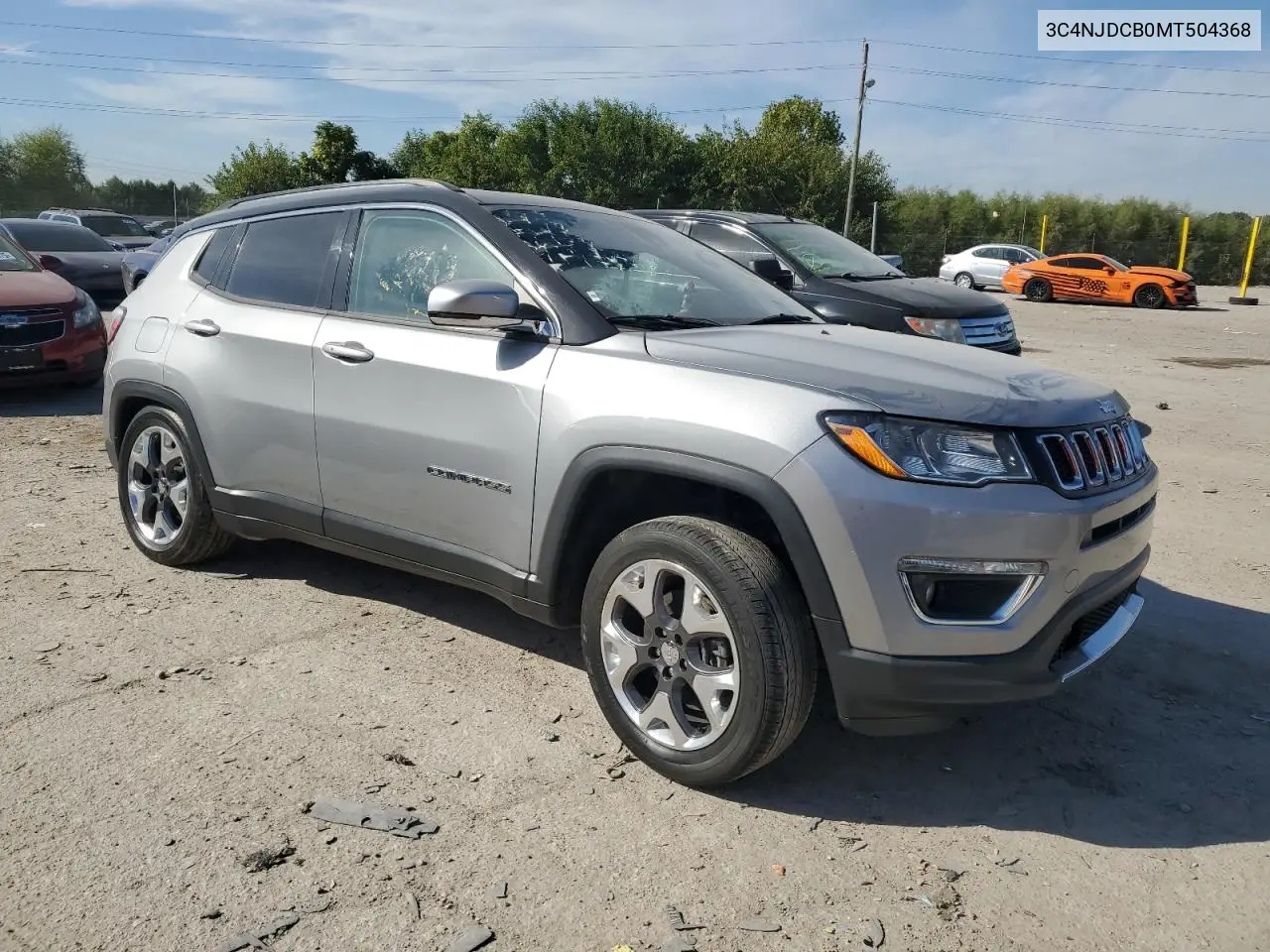 3C4NJDCB0MT504368 2021 Jeep Compass Limited