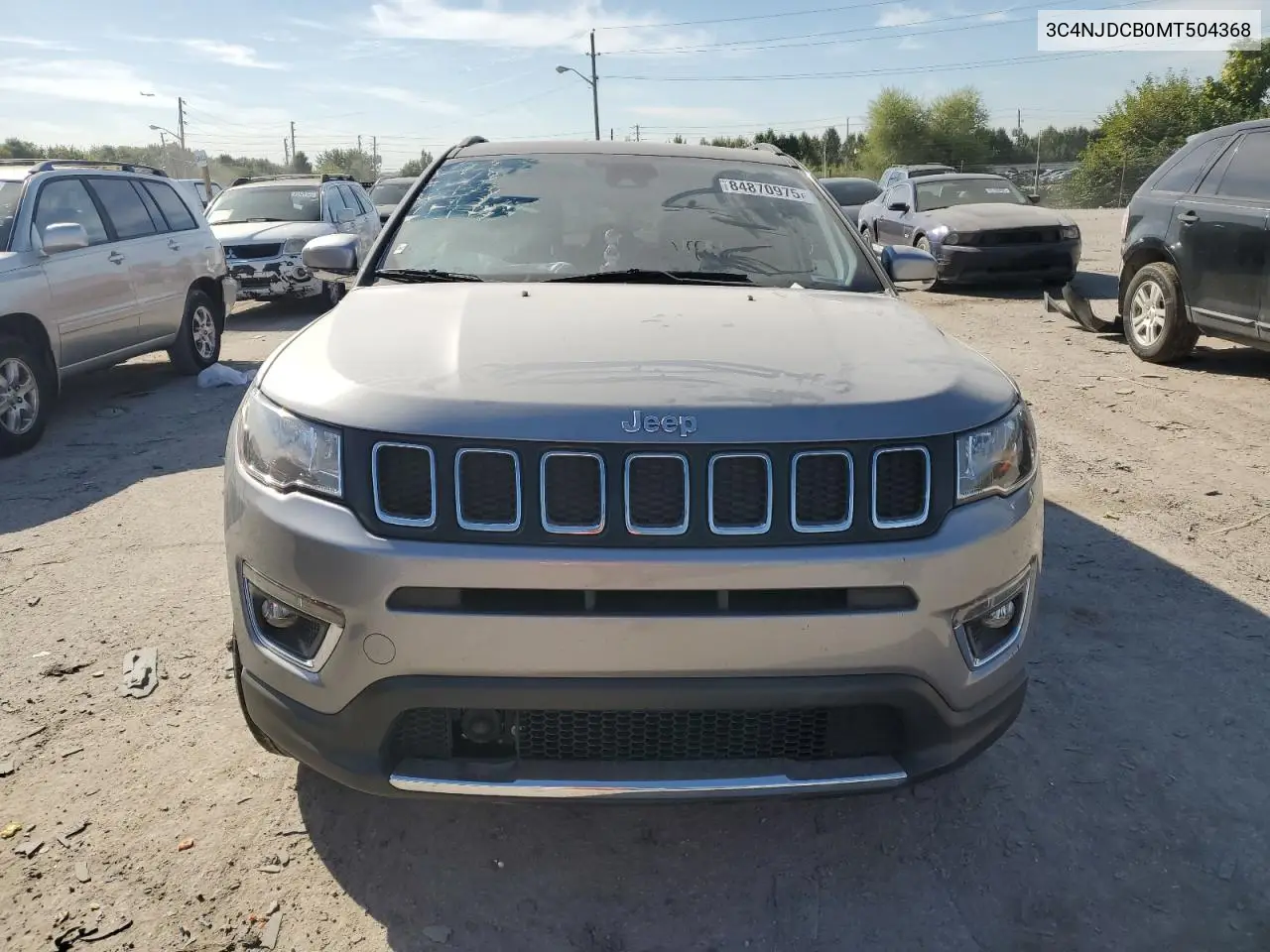 3C4NJDCB0MT504368 2021 Jeep Compass Limited
