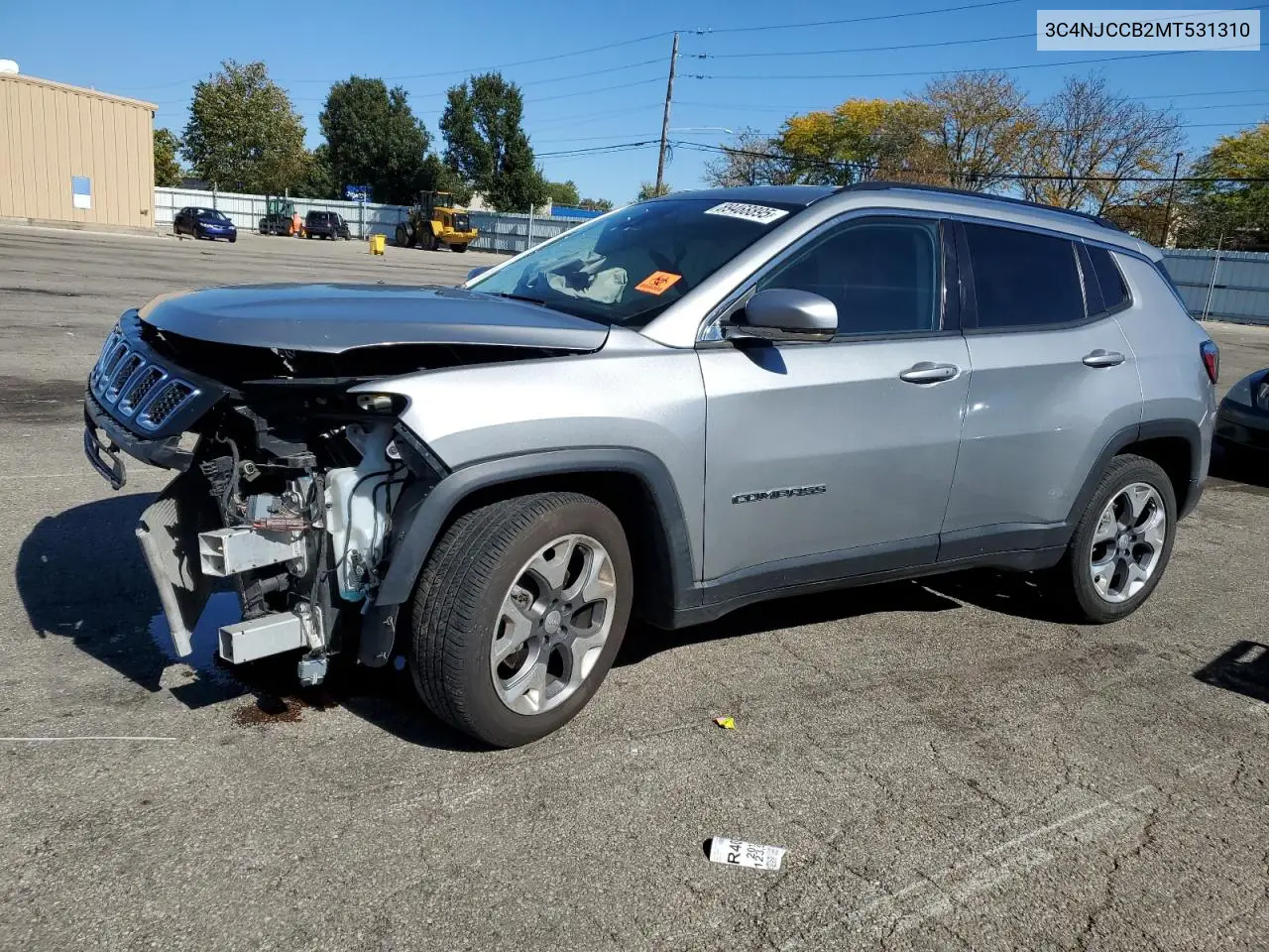 3C4NJCCB2MT531310 2021 Jeep Compass Limited