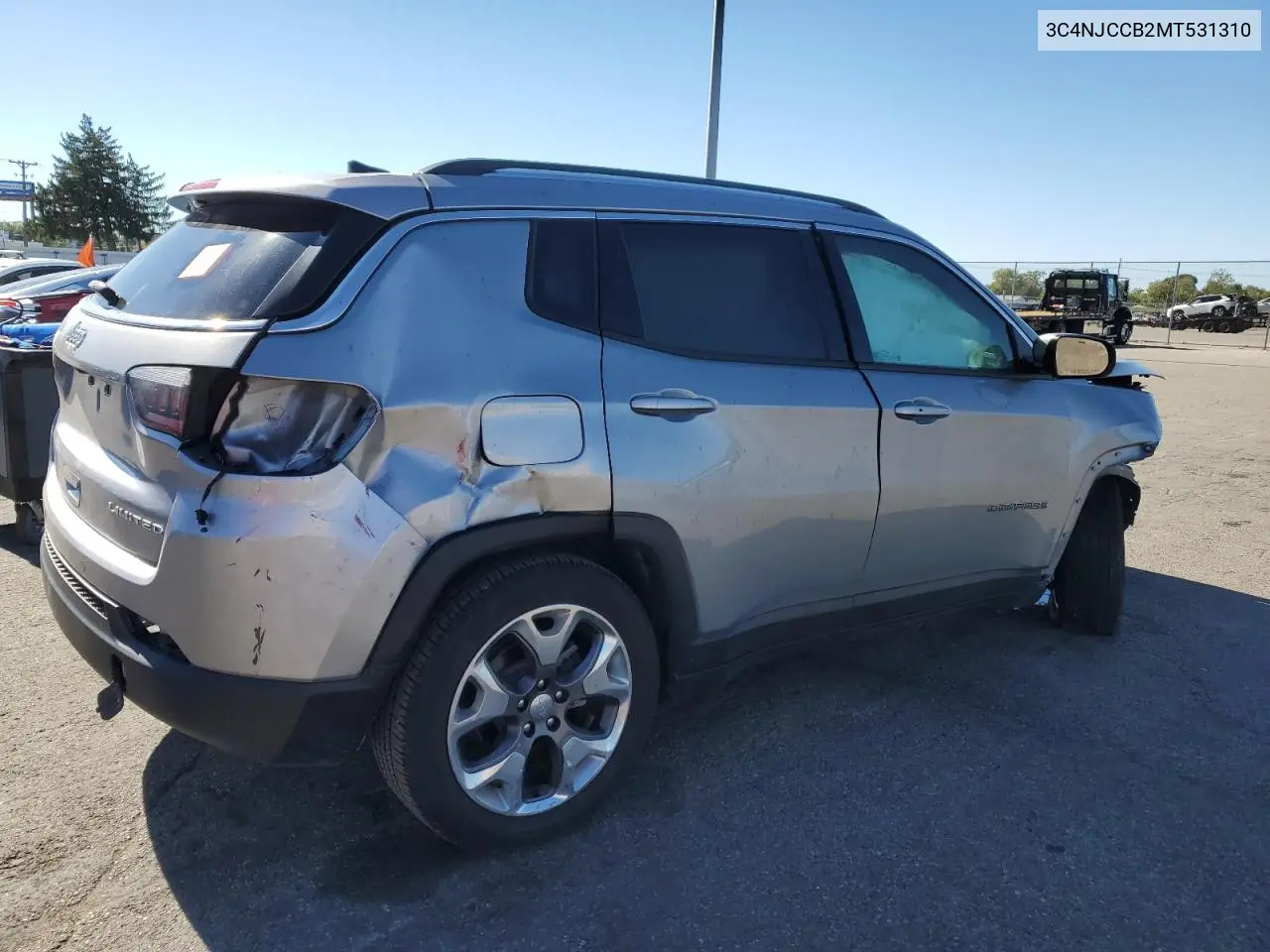 3C4NJCCB2MT531310 2021 Jeep Compass Limited