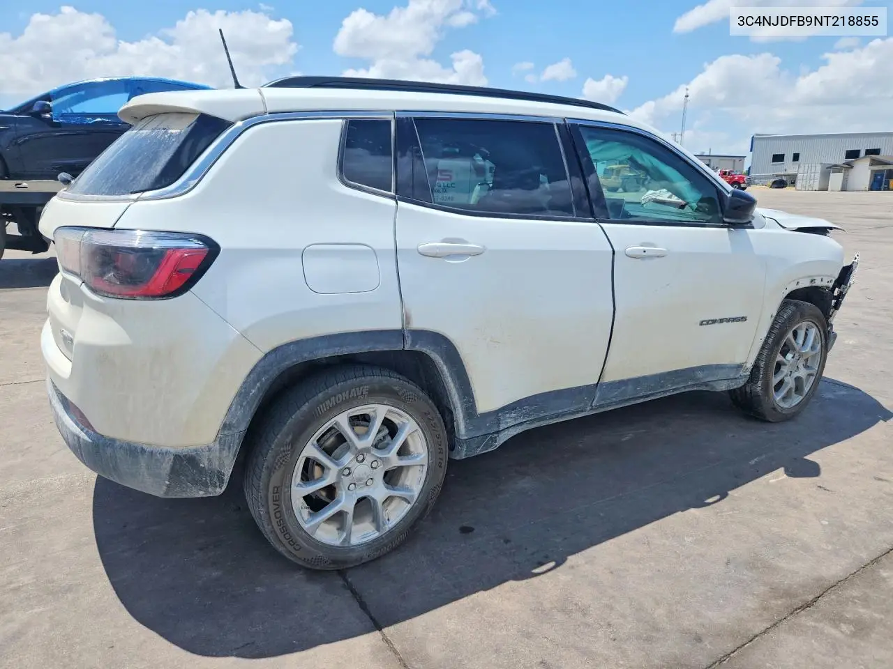 2022 Jeep Compass Latitude Lux VIN: 3C4NJDFB9NT218855 Lot: 56448216