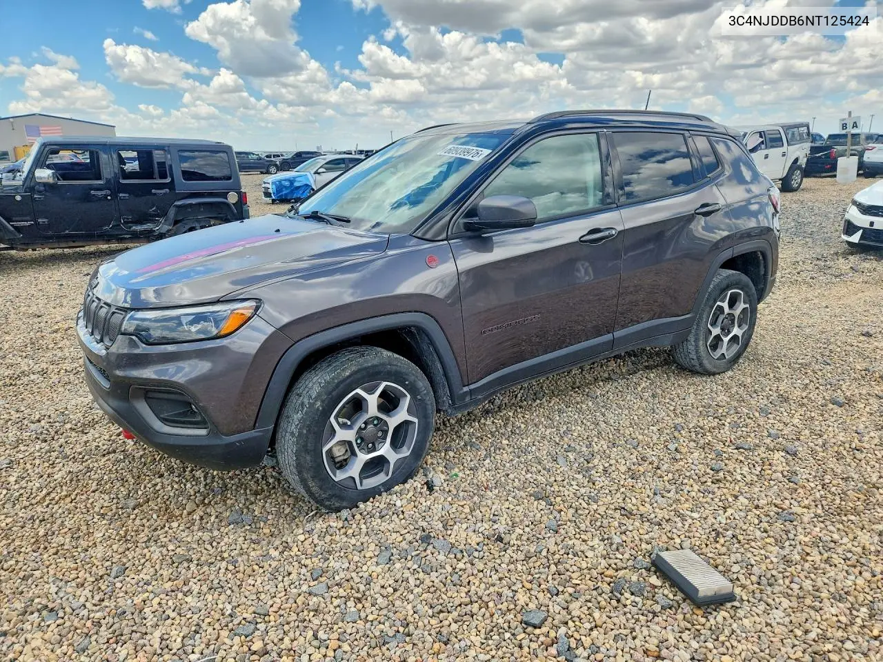 2022 Jeep Compass Trailhawk VIN: 3C4NJDDB6NT125424 Lot: 60939976