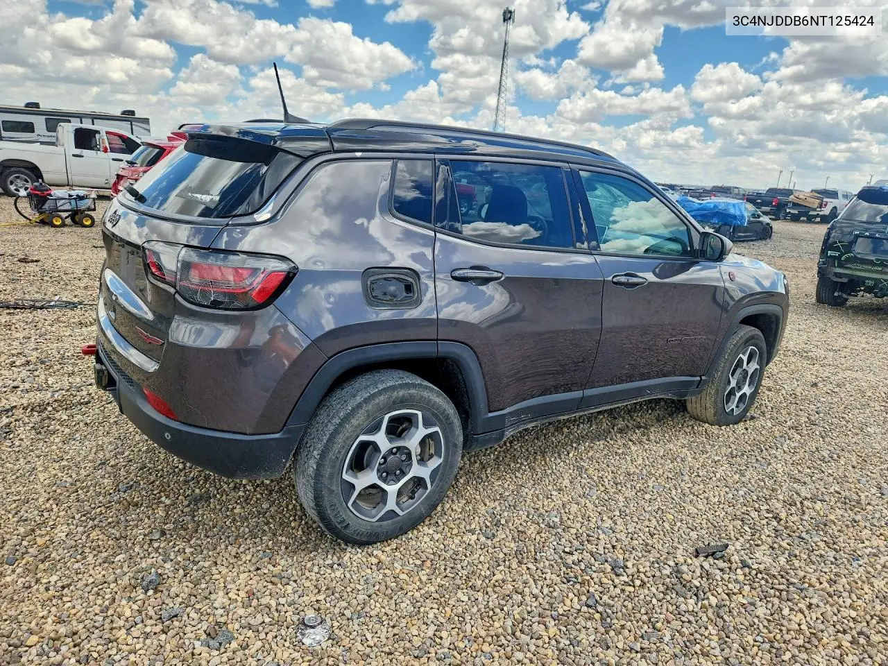 2022 Jeep Compass Trailhawk VIN: 3C4NJDDB6NT125424 Lot: 60939976