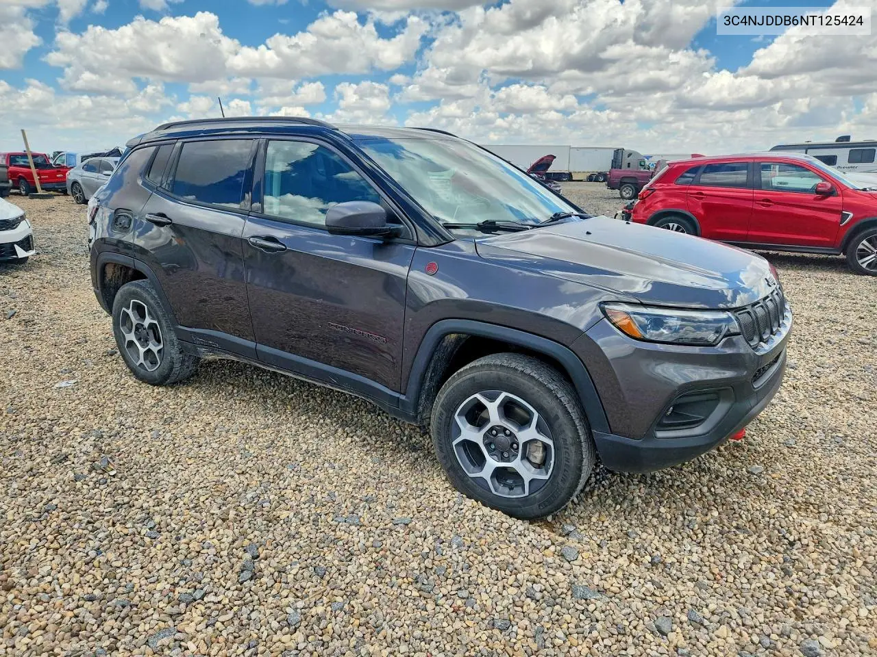 2022 Jeep Compass Trailhawk VIN: 3C4NJDDB6NT125424 Lot: 60939976