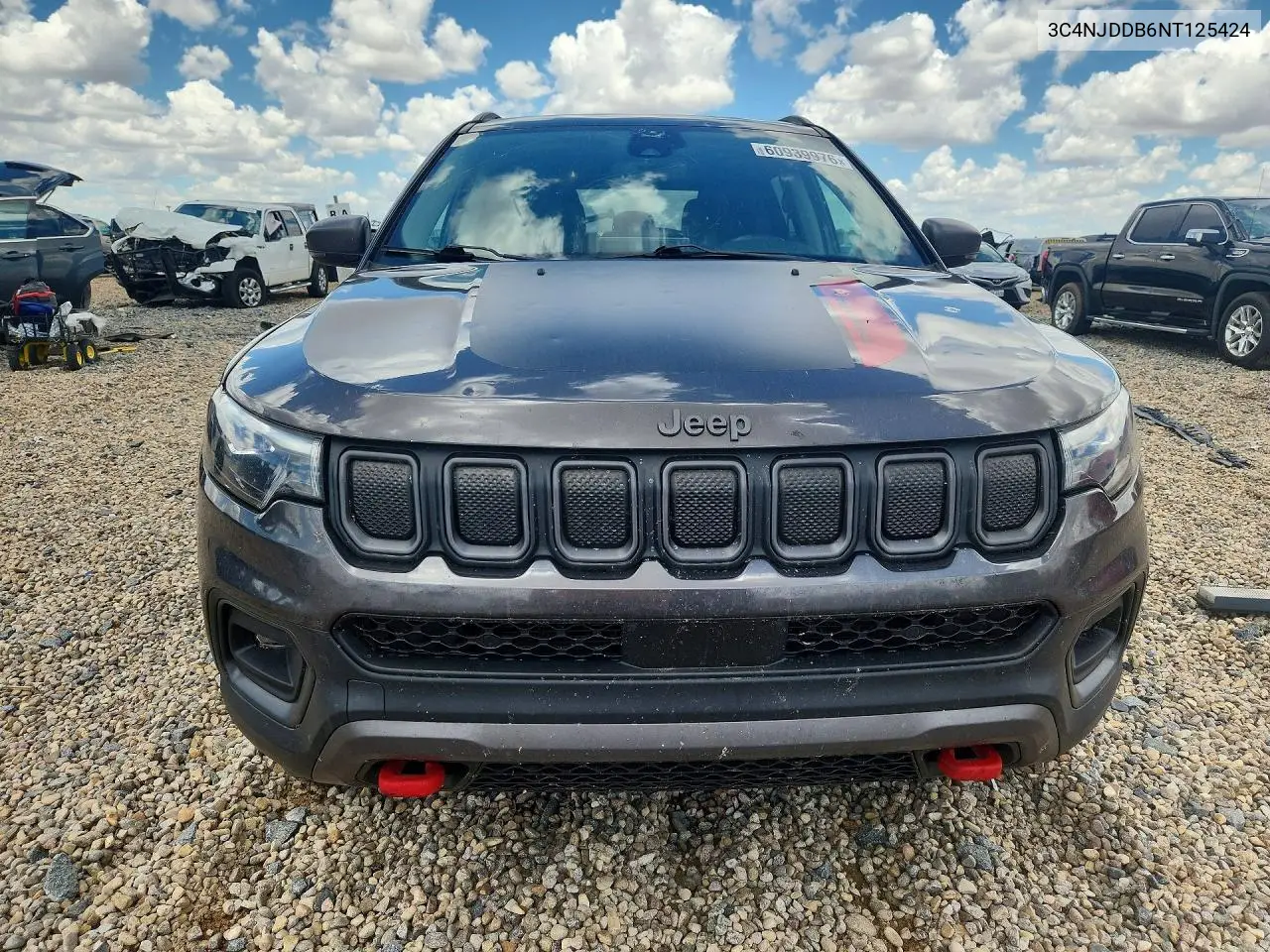 2022 Jeep Compass Trailhawk VIN: 3C4NJDDB6NT125424 Lot: 60939976