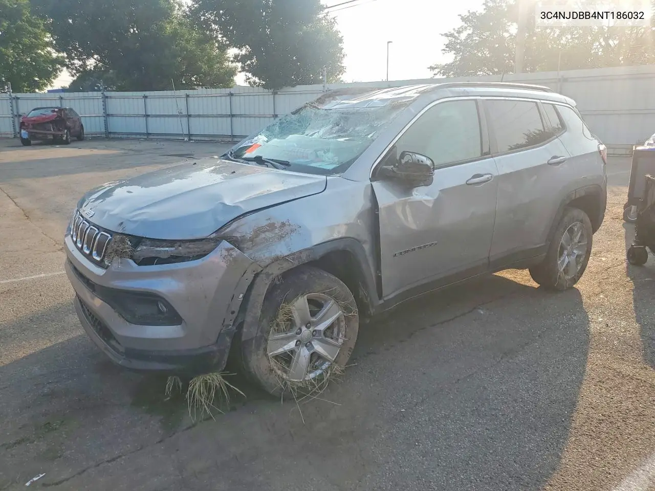 2022 Jeep Compass Latitude VIN: 3C4NJDBB4NT186032 Lot: 61395446