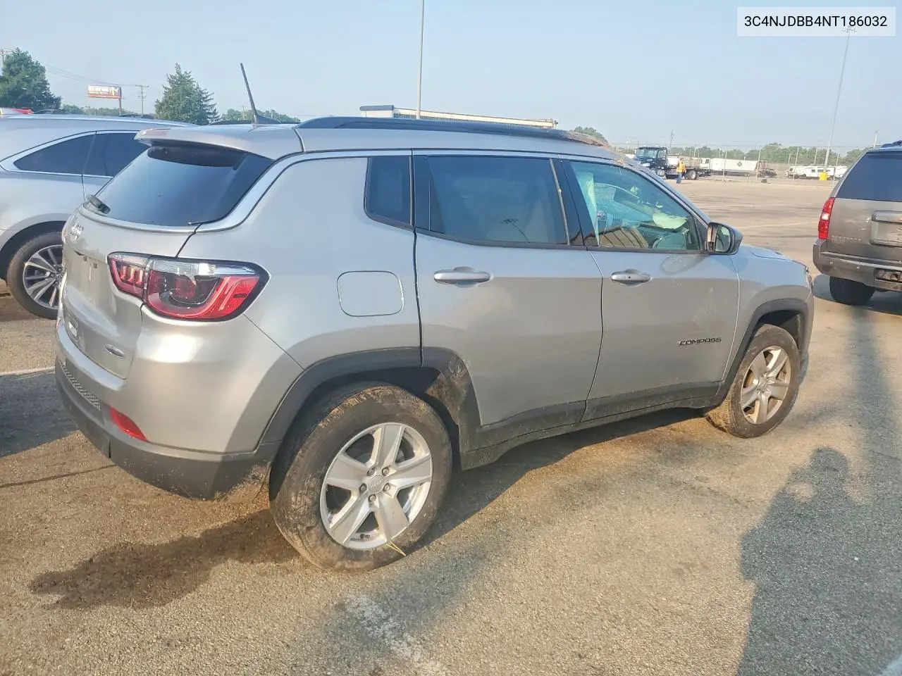 2022 Jeep Compass Latitude VIN: 3C4NJDBB4NT186032 Lot: 61395446